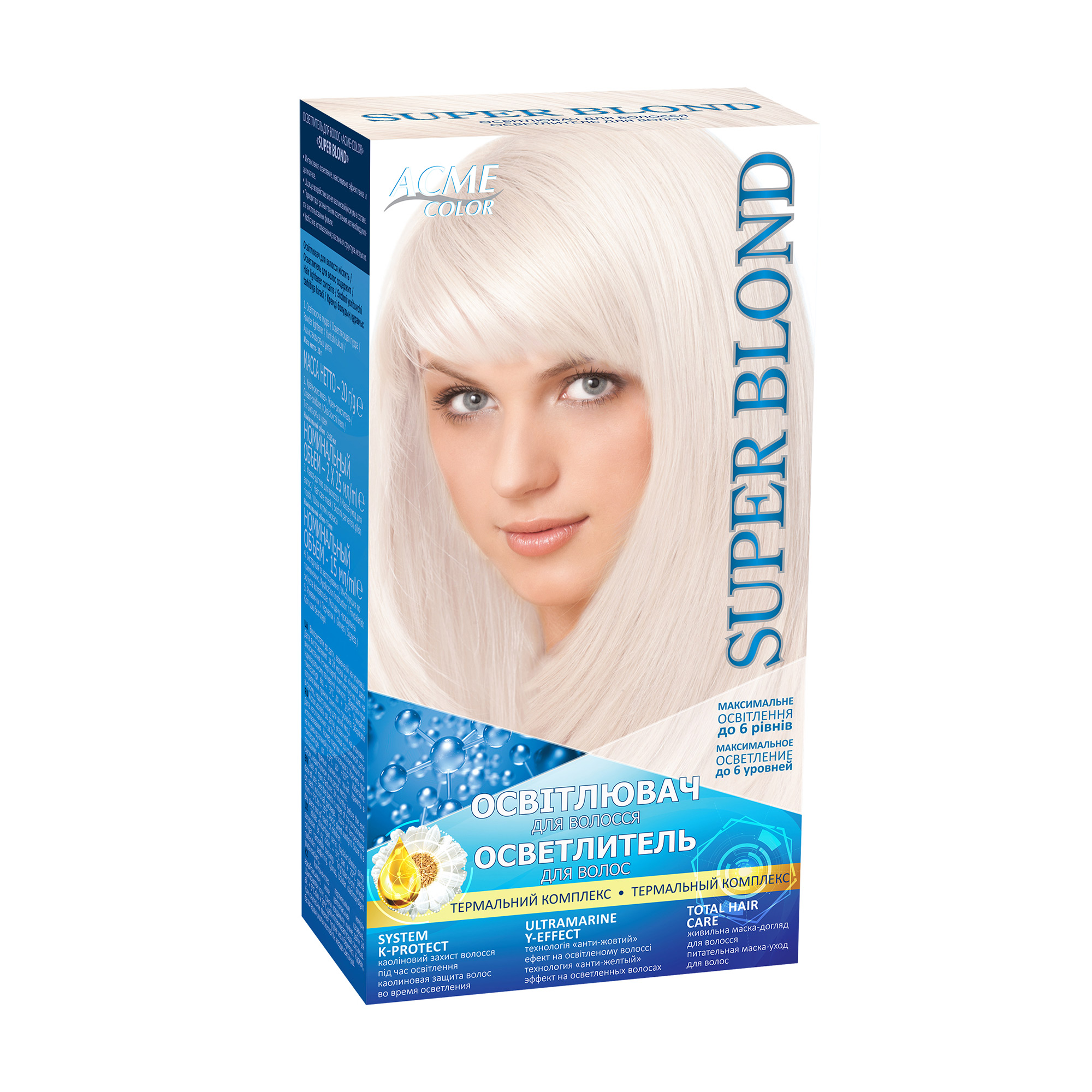 

Уцінка! Освітлювач для волосся Acme Color Super Blond