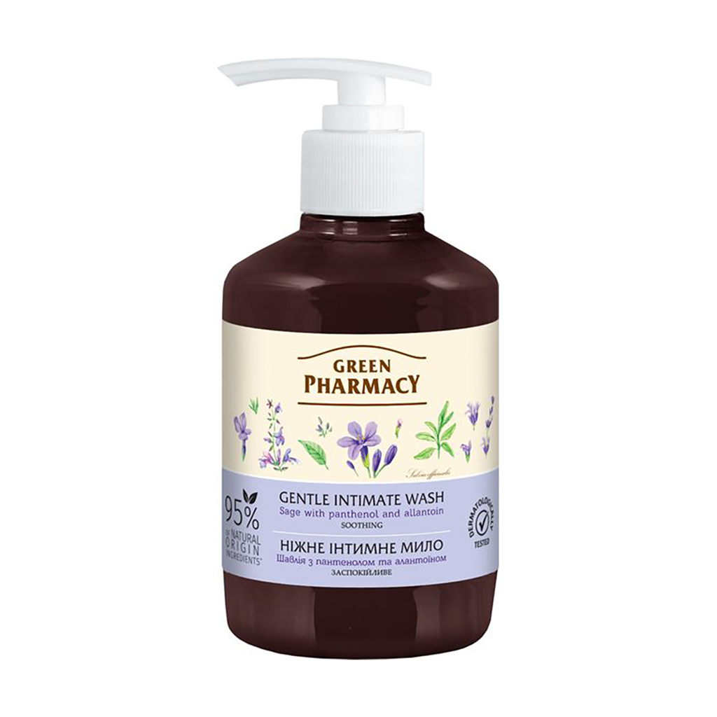 

Рідке інтимне мило Green Pharmacy, Шавлія, 370 мл