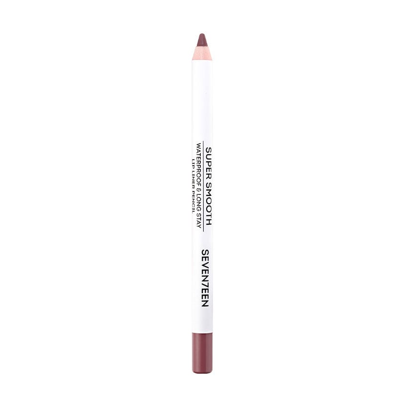 

Водостійкий олівець для губ Seventeen Supersmooth Waterproof Lipliner, 08 Cranberry, 1.2 г