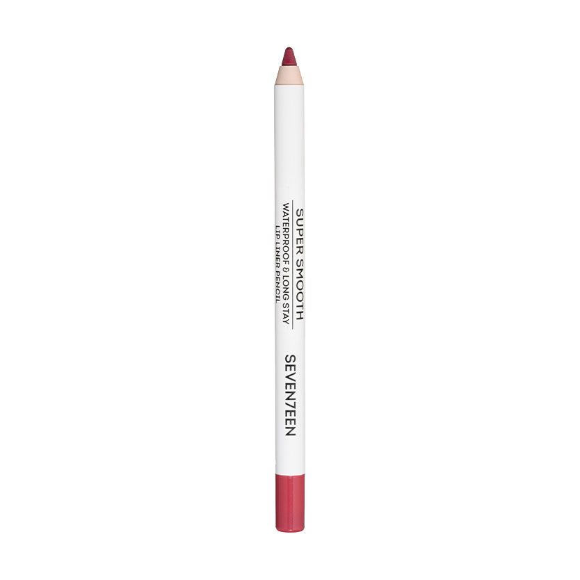 

Водостійкий олівець для губ Seventeen Supersmooth Waterproof Lipliner, 12 Rosy Plum, 1.2 г