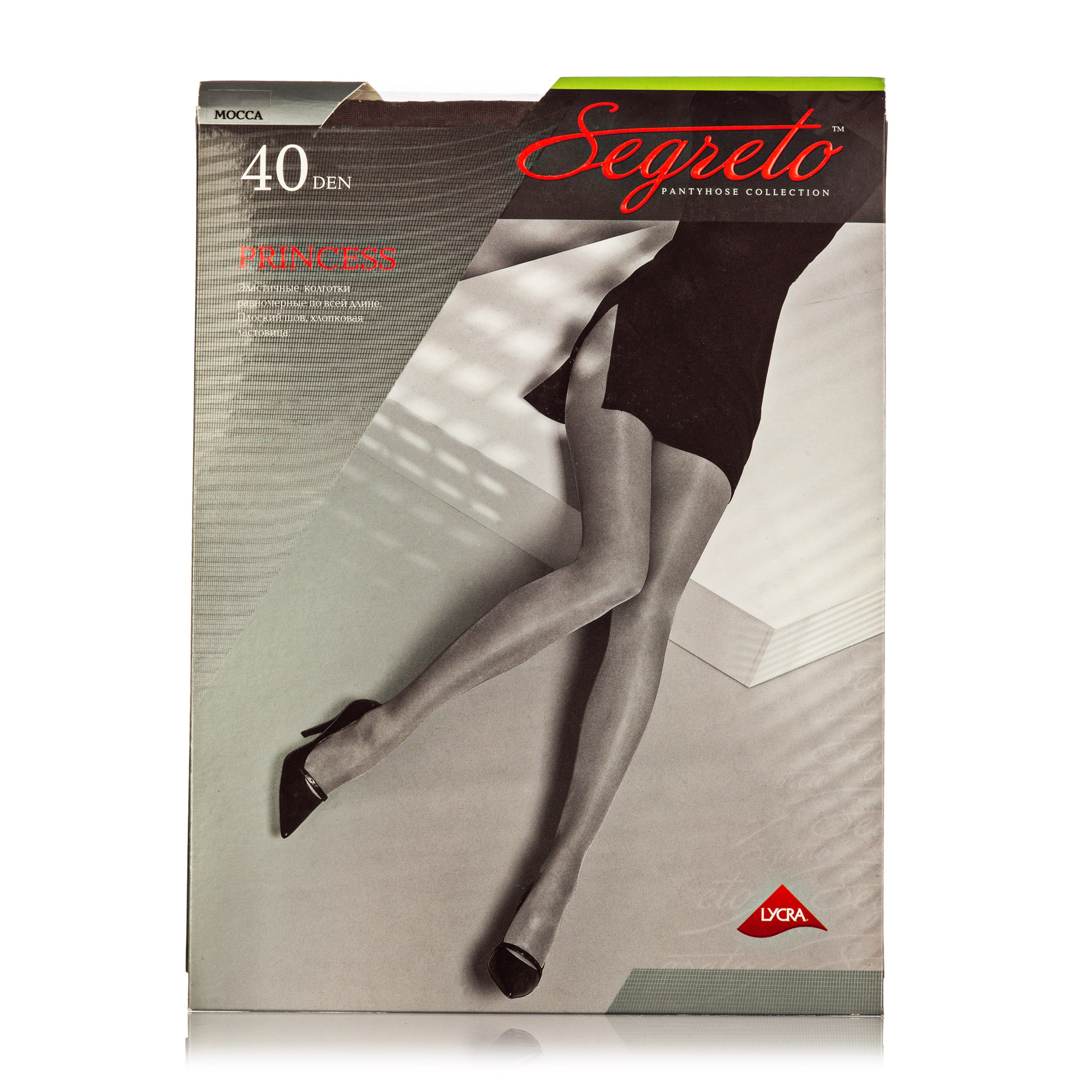 

Колготки жіночі Segreto Princess 40 DEN мокко р.3