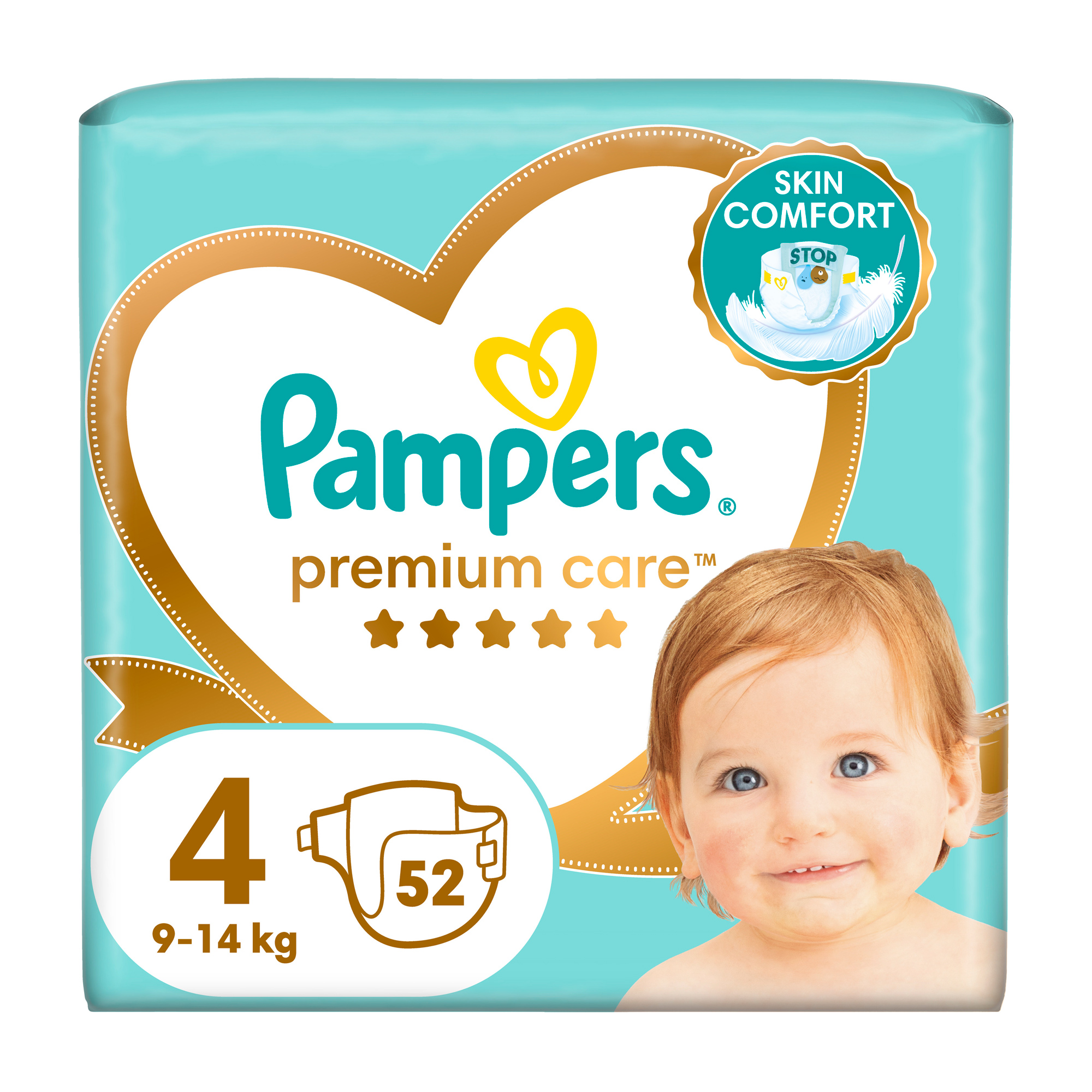 

Уцінка! Підгузки Pampers Premium Care розмір 4 (9-14 кг), 52 шт