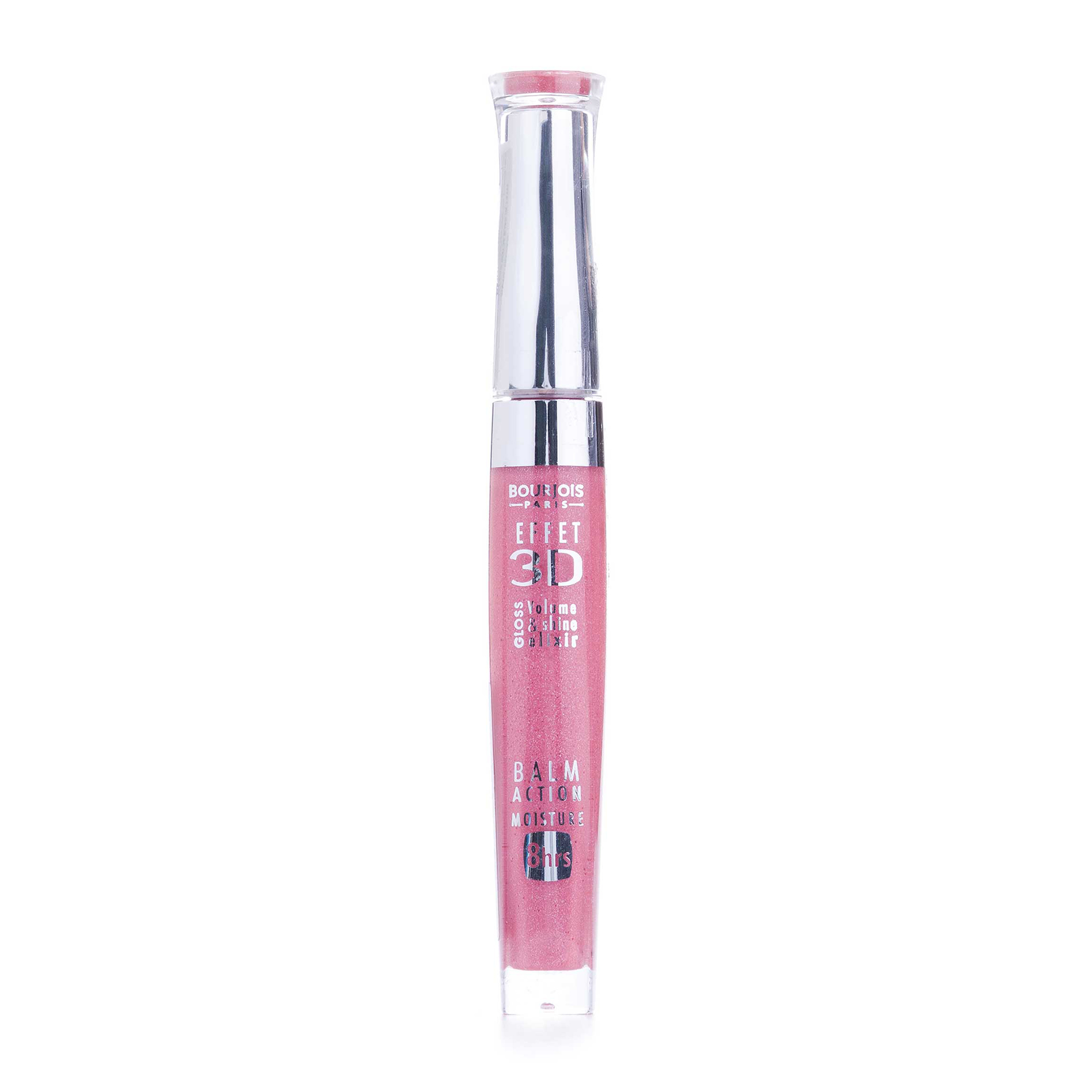 

Блиск для губ Bourjois Gloss Effet 3D Balm Action 8H з ефектом бальзаму, 05 Rose Hypothetic, 5.7мл