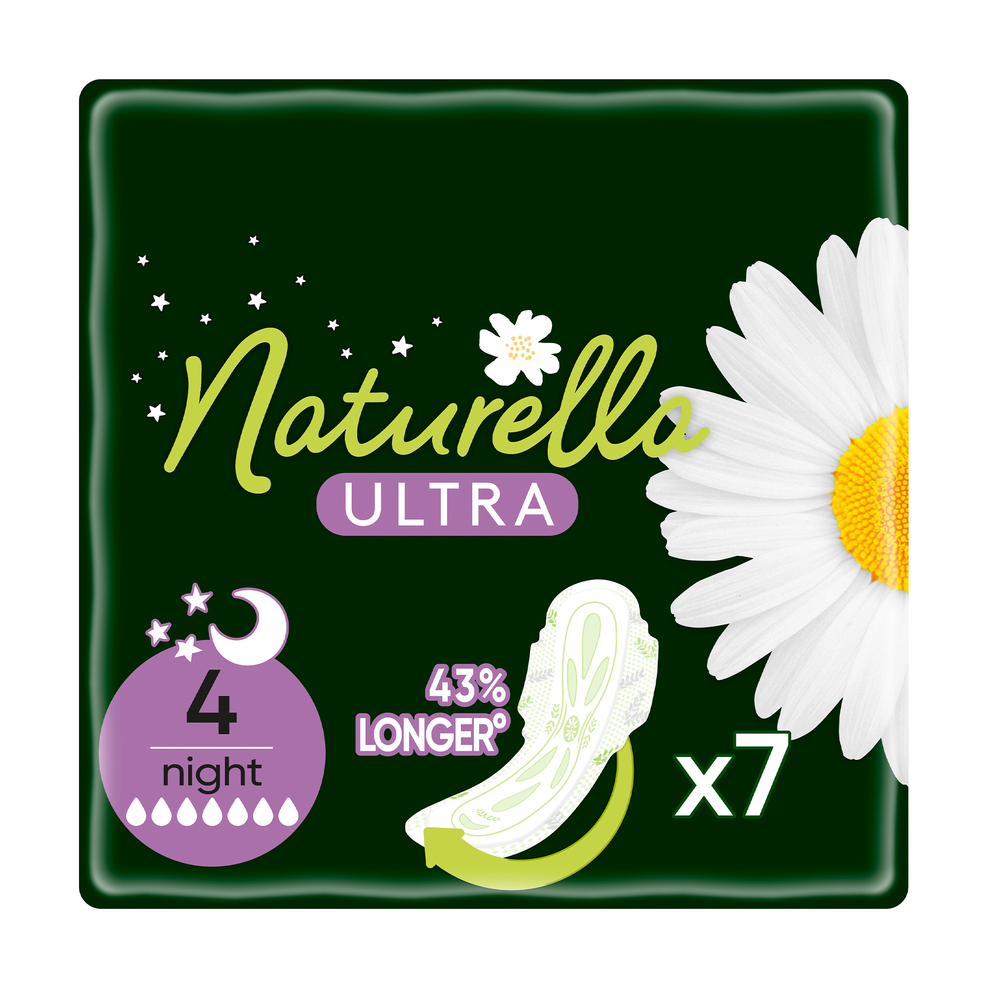 

Уцінка! Гігієнічні прокладки Naturella Ultra Night, 7 шт