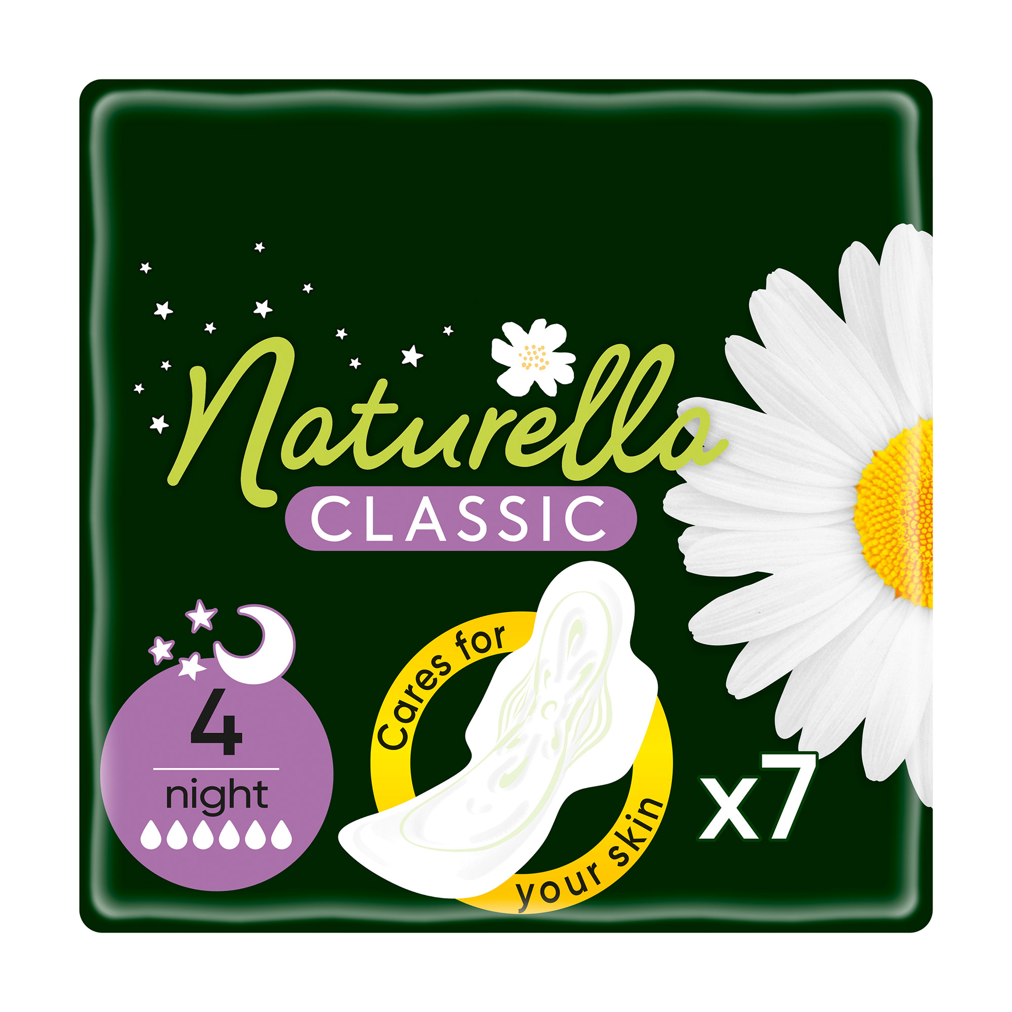 

Гігієнічні прокладки NATURELLA Classic Night, 7 шт