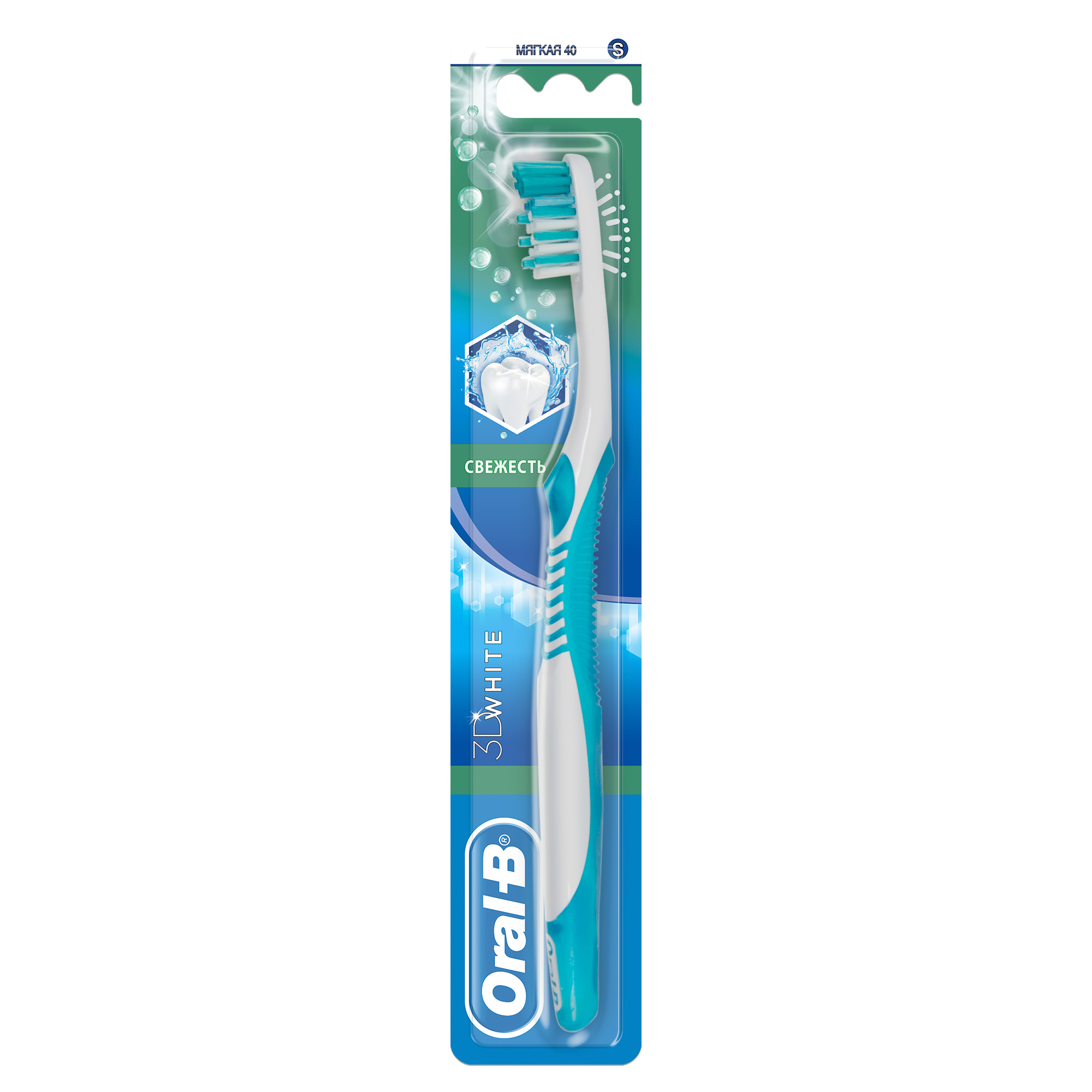 

Зубна щітка Oral-B 3D white 40 свіжість м`яка, 1 шт.