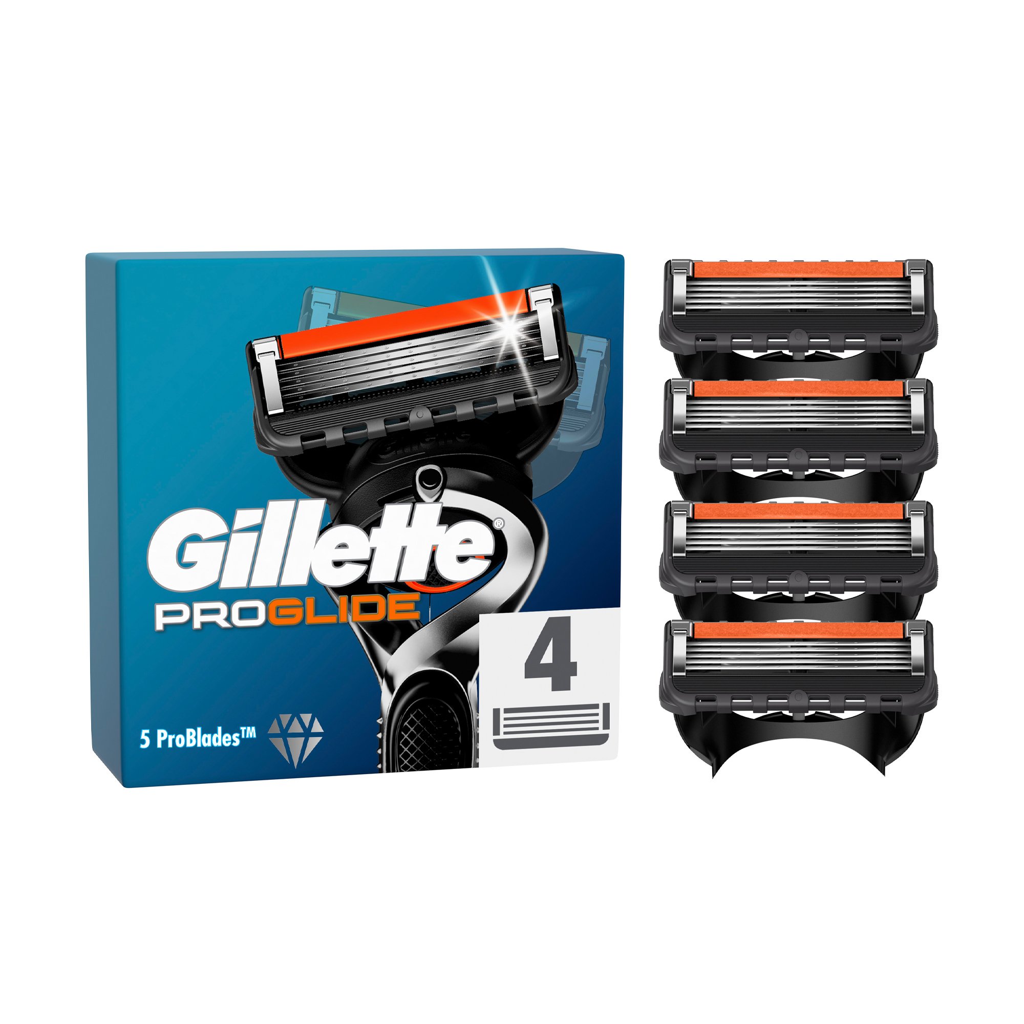 

Змінні картриджі для гоління Gillette Fusion 5 ProGlide, чоловічі, 4 шт