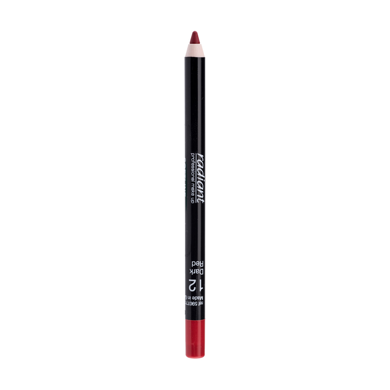 

Уцінка! Олівець для губ Radiant Softline Waterproof Lip Pencil 12 Dark Red, 1.2 г