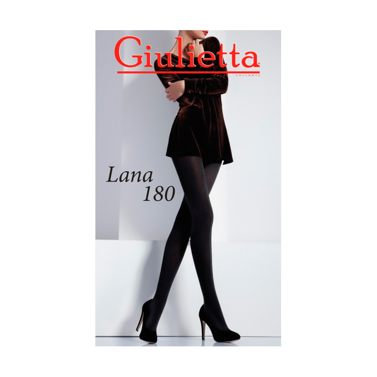 

Колготки жіночі Giulietta Lana 180 DEN nero р.4
