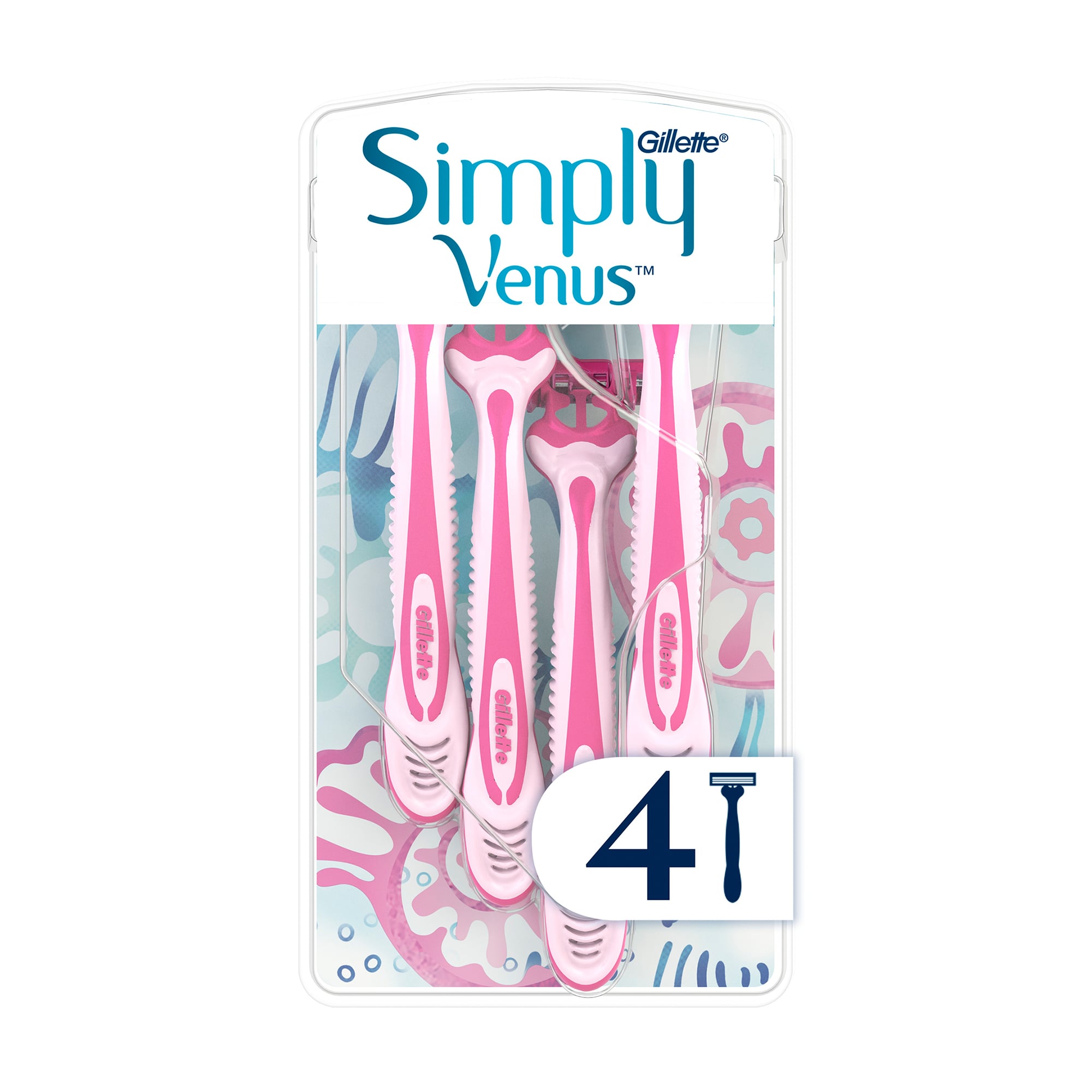 

Уцінка! Одноразові станки для гоління Gillette Simply Venus 3 жіночі, 4 шт