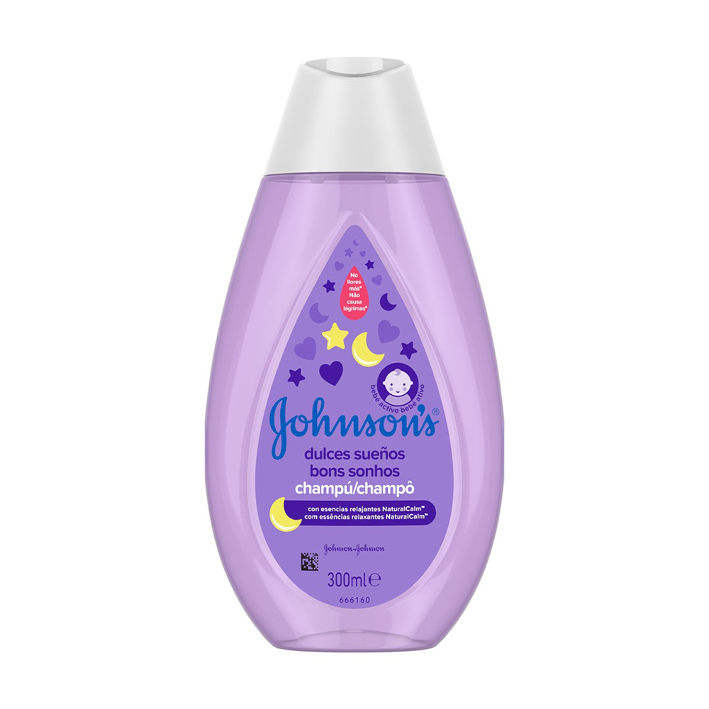 Дитячий шампунь для волосся Johnson's baby Перед сном із заспокійливим ароматом NaturalCalm, 300 мл