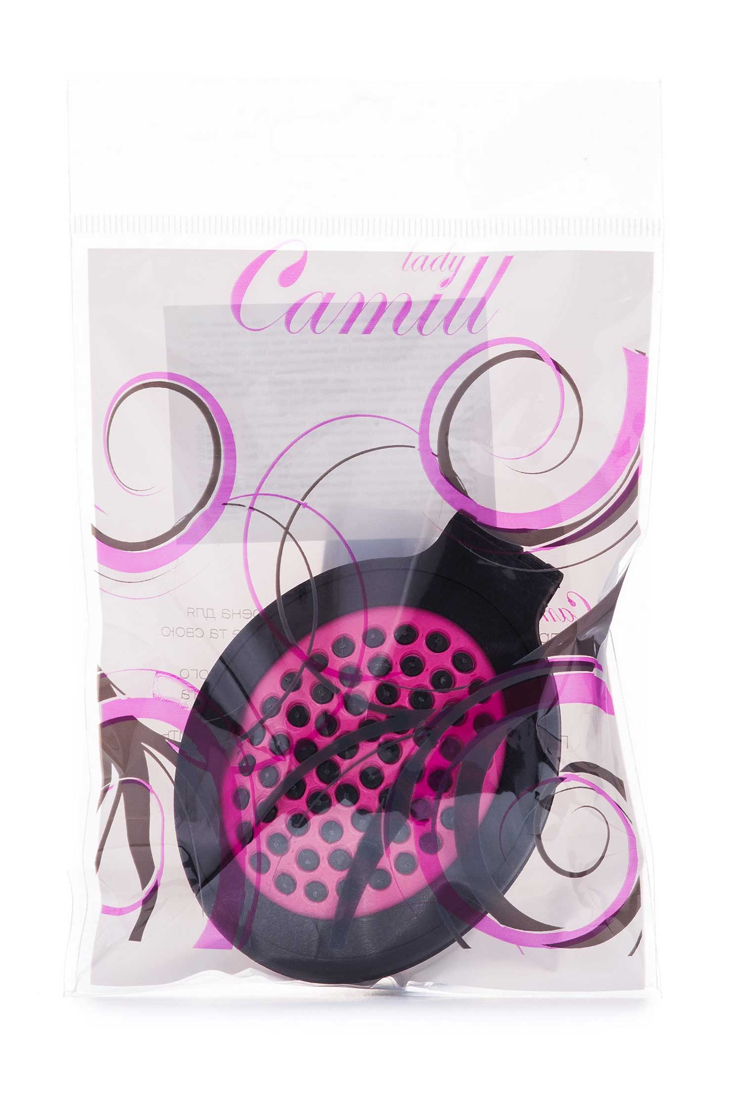 

Гребінець-щітка Camill Lady масажна кругла з люстероком