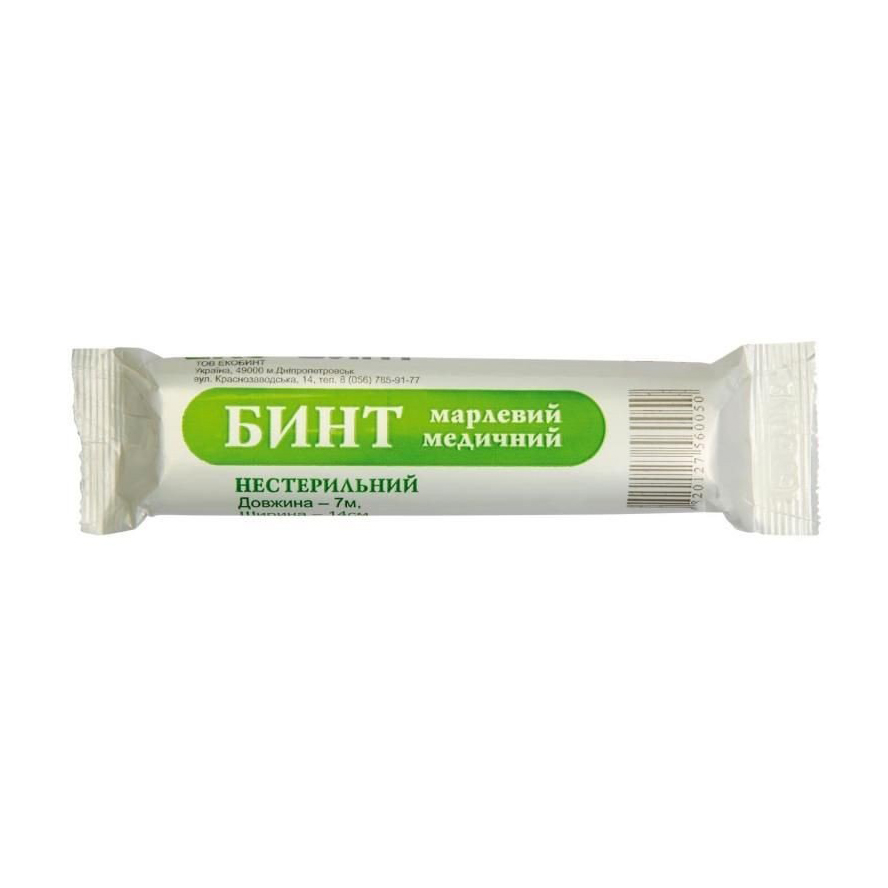 

Бинт нестерильний Екобинт, 7 м * 14 см