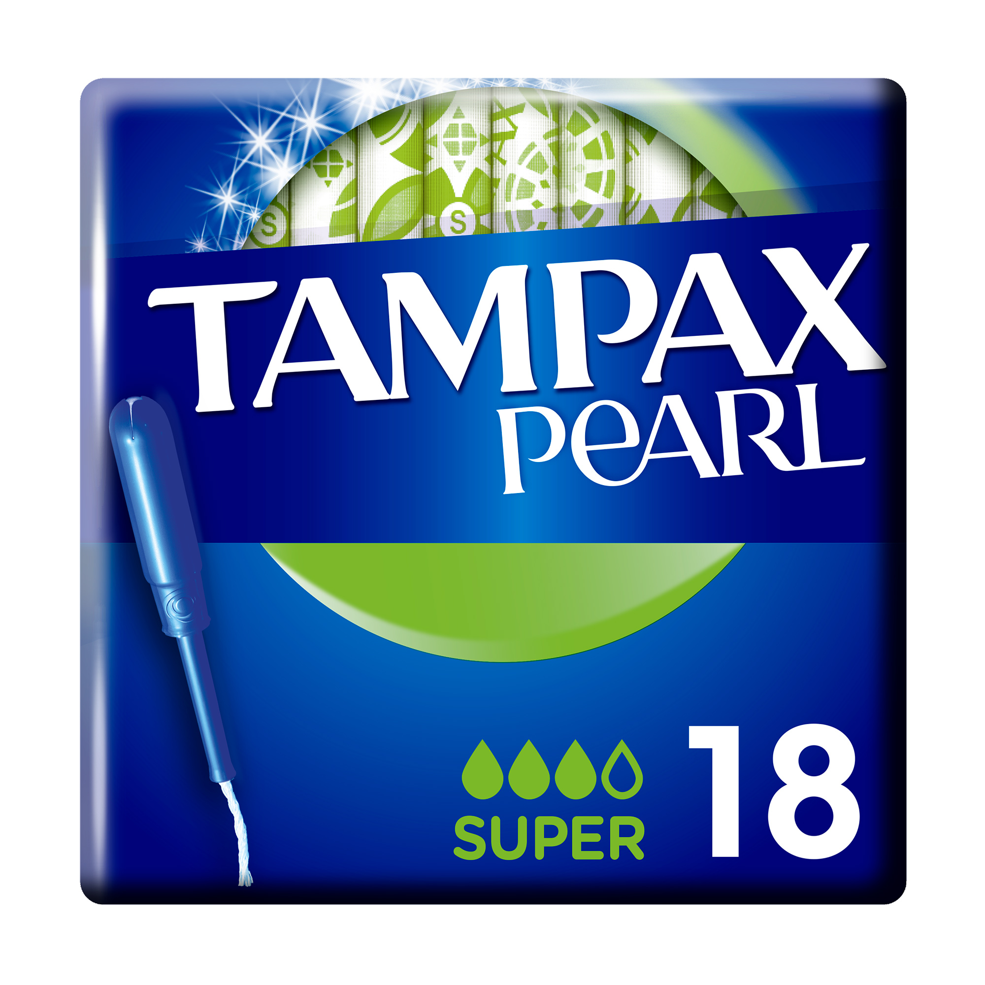 

Тампони Tampax Pearl Super з аплікатором, 18 шт