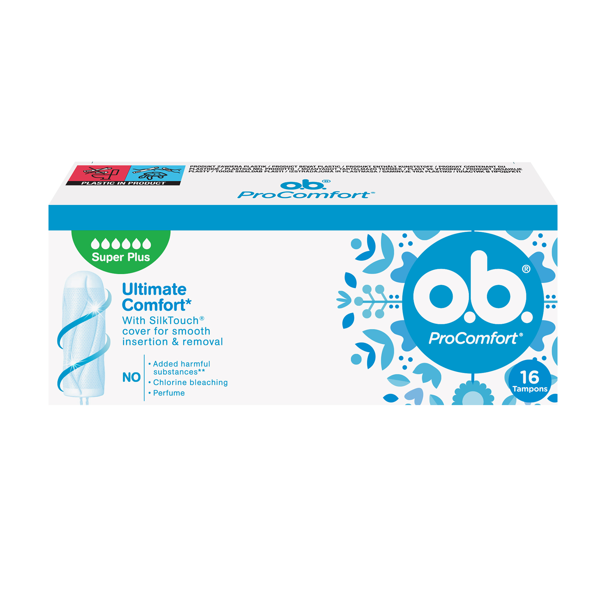 

Уцінка! Тампони o.b. ProComfort Super Plus, 16 шт