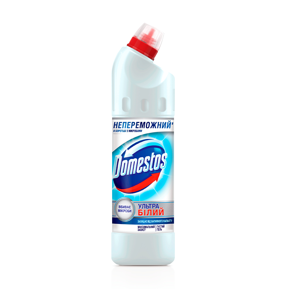 

Уцінка! Засіб для чищення унітаза Domestos Ультрабілий, 500 мл