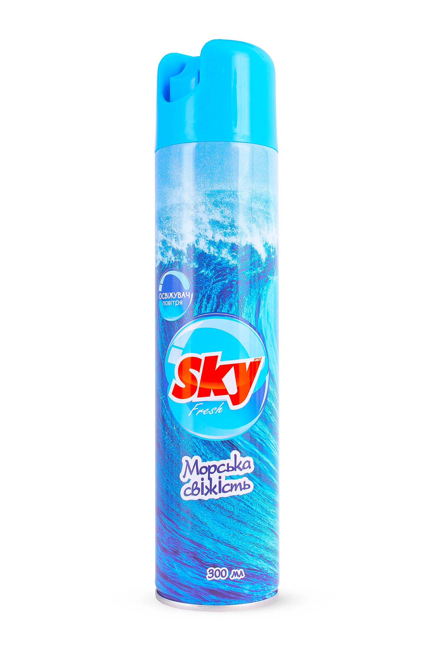

Освіжувач повітря Sky Style аєрозоль Морська Свіжість , 300мл
