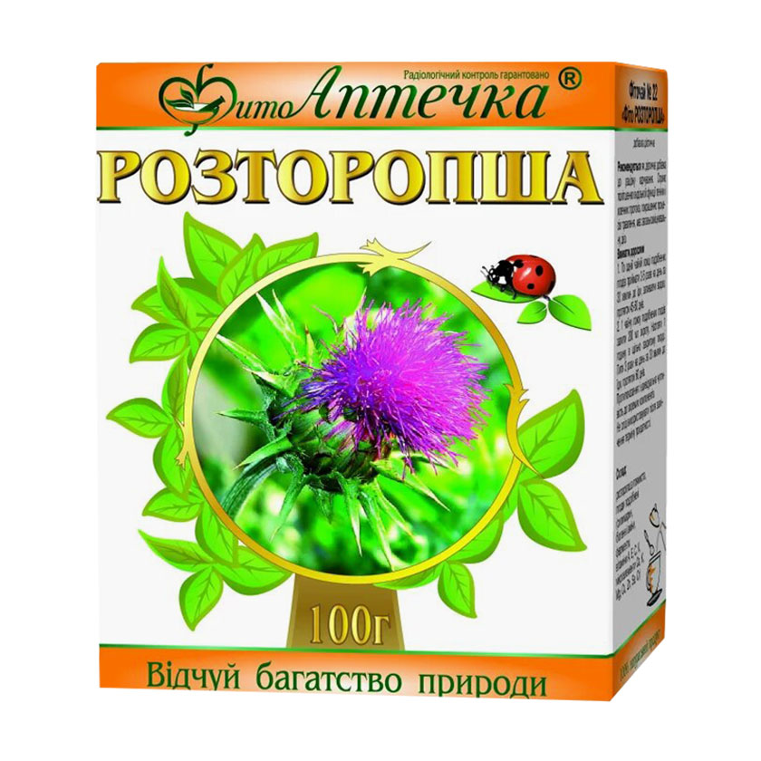 

Фіточай Ключі Здоров'я №22 Розторопша, 100 г