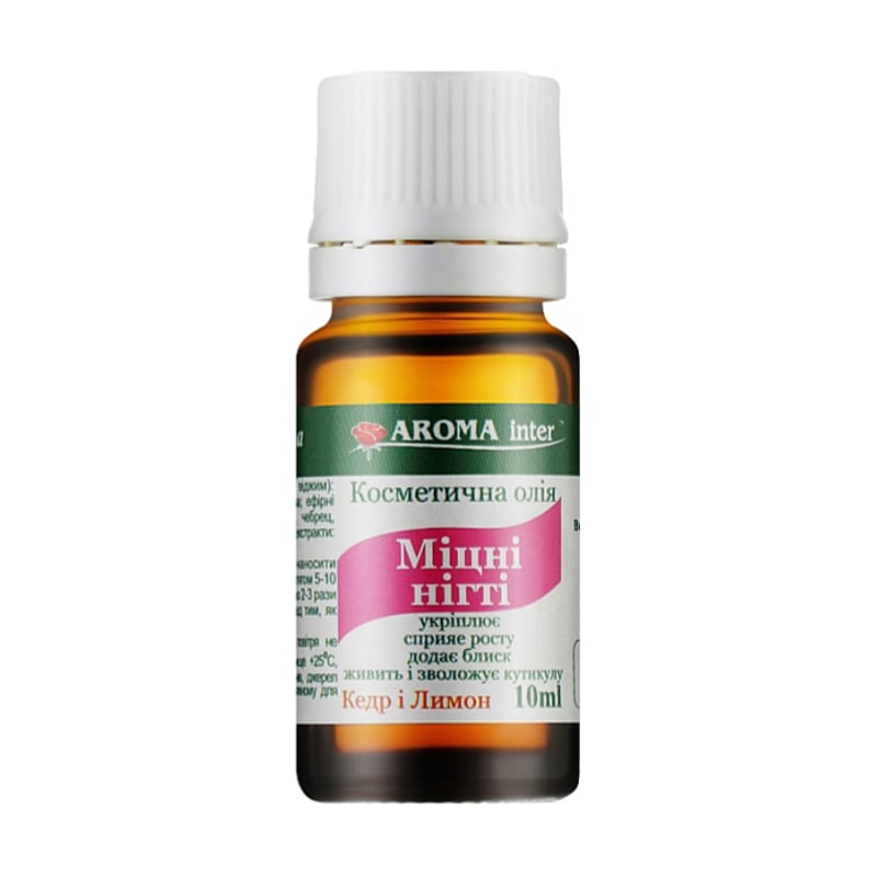 

Косметична олія Aroma Inter Міцні нігті, 10 мл