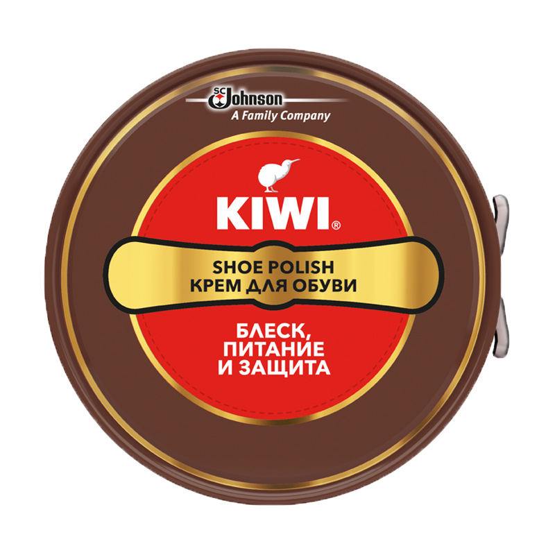 

Крем для взуття Kiwi Shoe Deo Polish в банці, коричневий, 50 мл