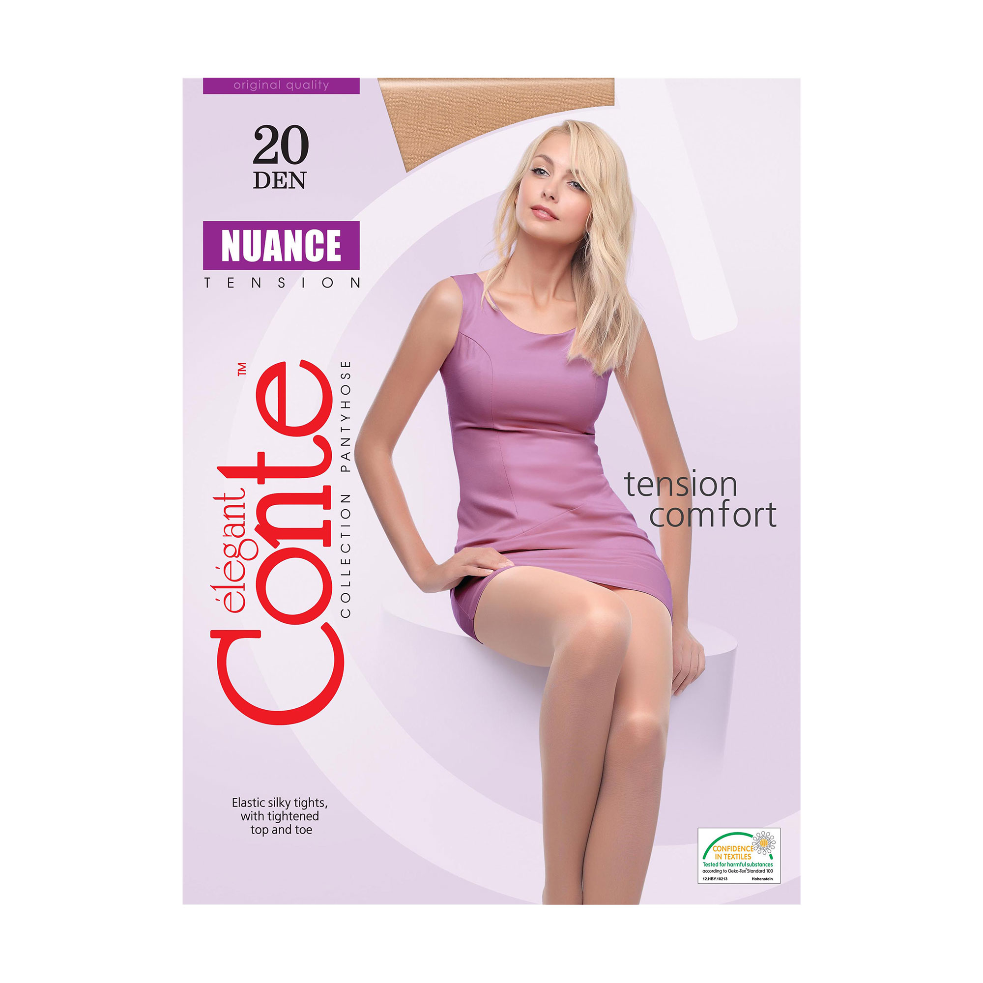

Колготки жіночі з шортиками Conte elegant Nuance 20 DEN, Shade, розмір 5