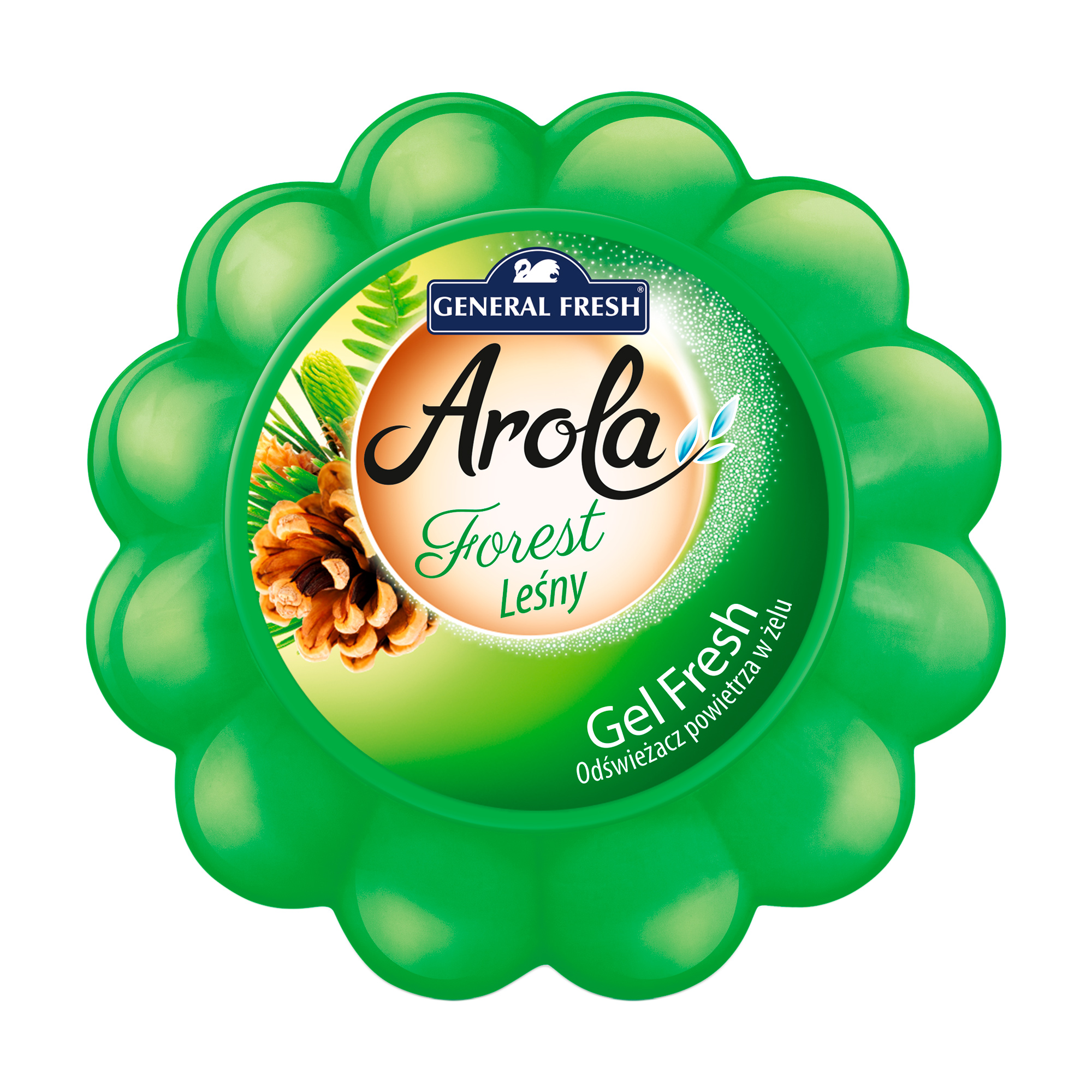 

Гелевий освіжувач повітря General Fresh лісовий, 150 г
