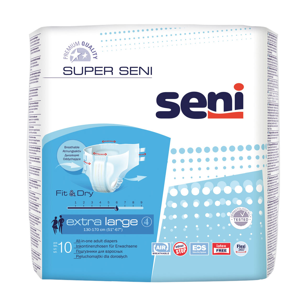 

Уцінка! Підгузки для дорослих Seni Super Extra Large, 10 шт