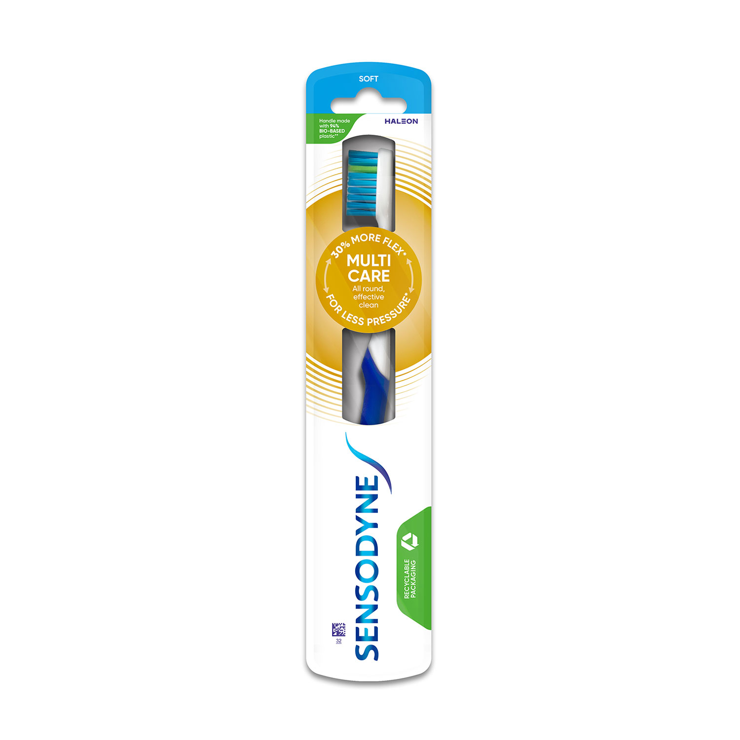 

Зубна щітка Sensodyne Комплексний захист, м'якої жорсткості, 1 шт