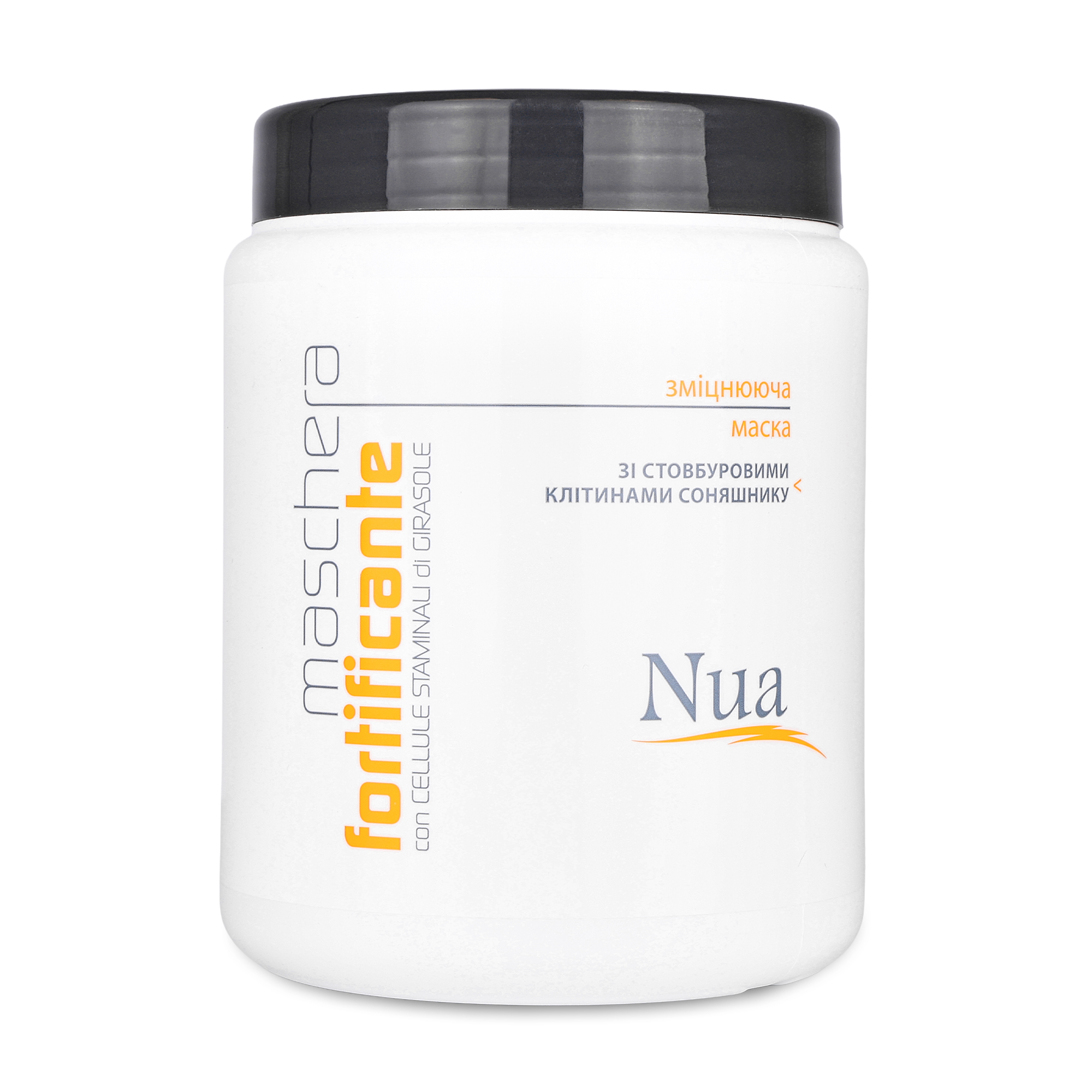 

Зміцнювальна маска для волосся Nua Maschera Fortificante зі стовбуровими клітинами соняшнику, 1 л