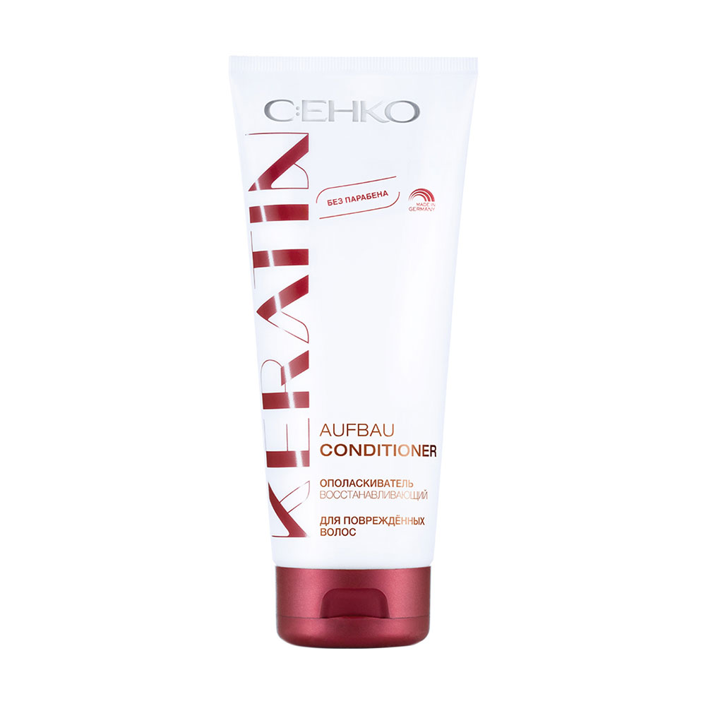 

Ополіскувач для пошкодженого волосся C:EHKO Keratin Aufbau Conditioner Відновлювальній, з кератином, 200 мл