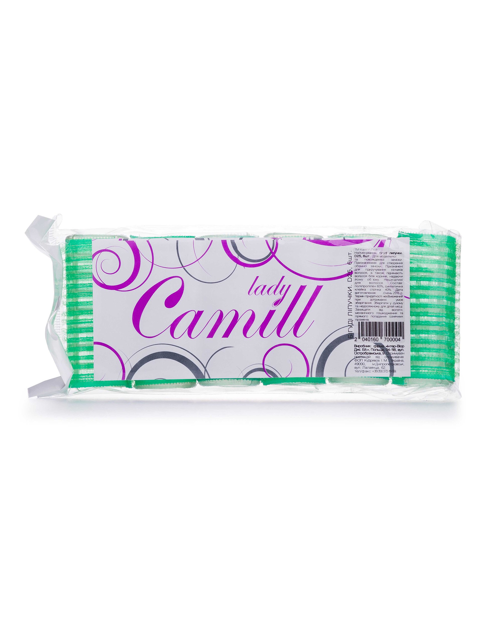 

Бiгудi Camill Lady Липучки D25, 6 шт