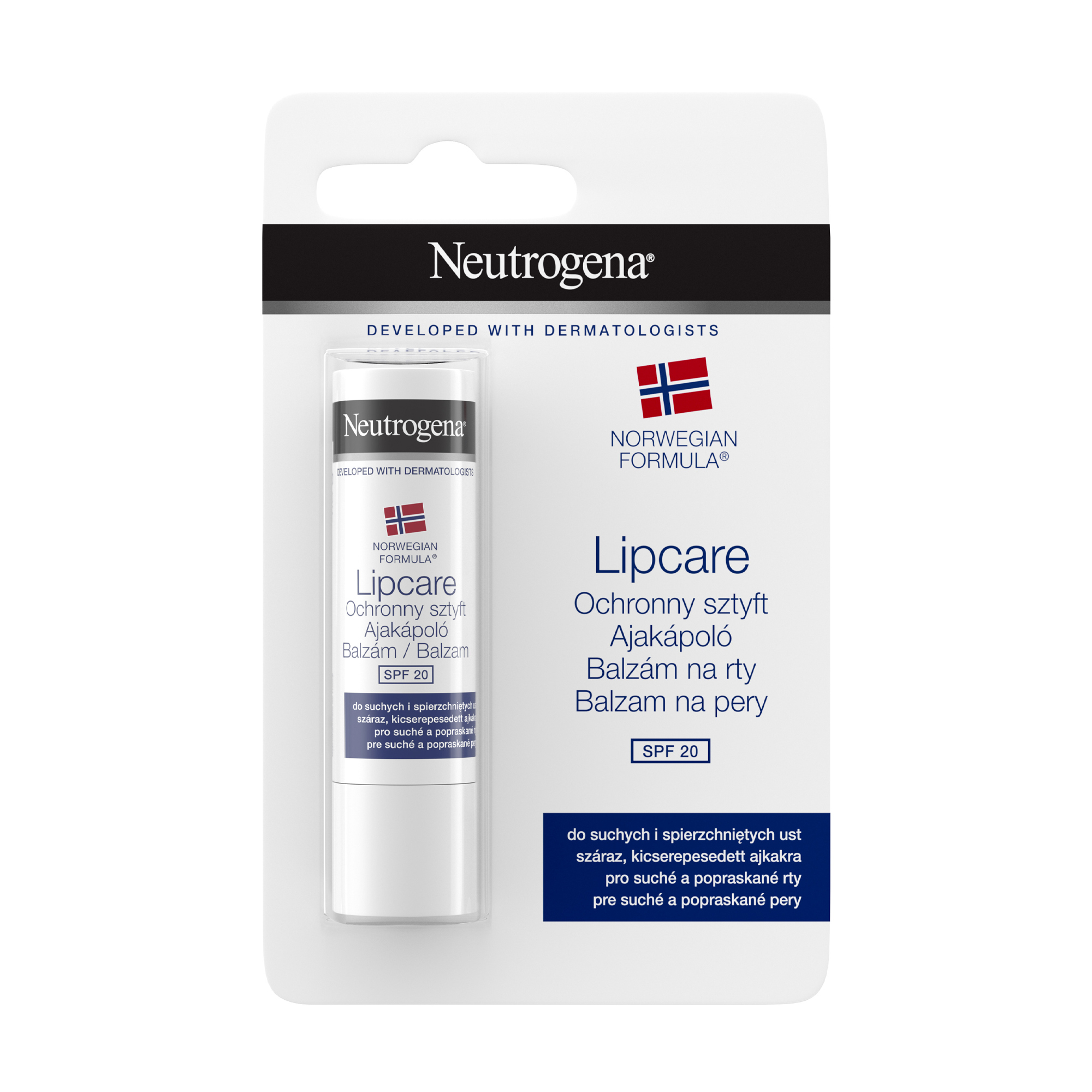 

Помада для губ Neutrogena Норвезька формула, с захистом SPF 20, 4.8 г