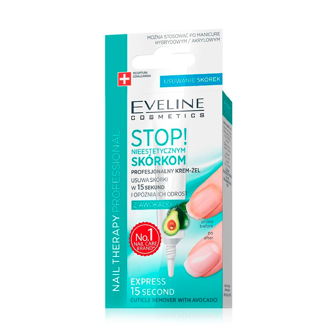 

Уцінка! Засіб для видалення кутикули Eveline Cosmetics Nail Therapy Professional, 12 мл