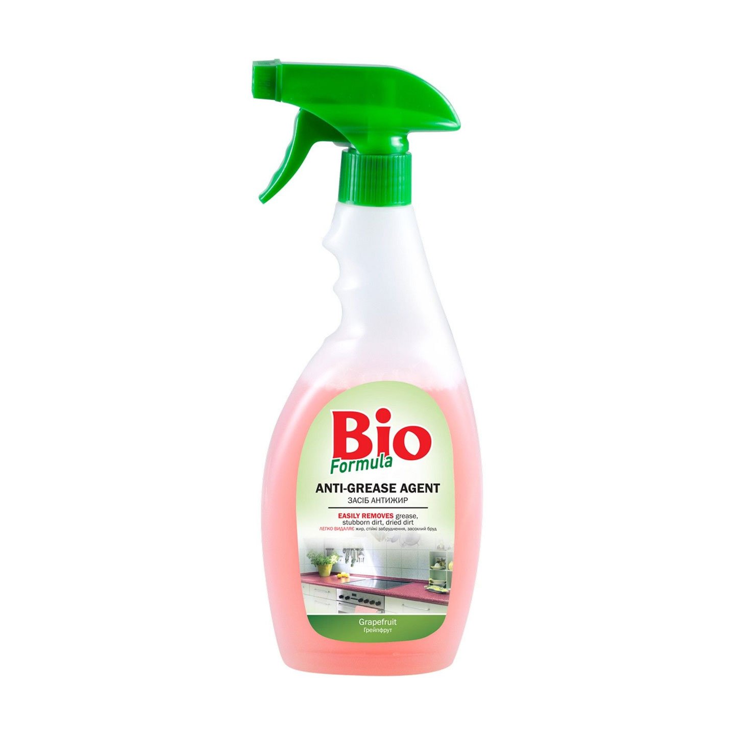 

Засіб для прибирання кухні Bio Formula Антижир Грейпфрут, 500 мл