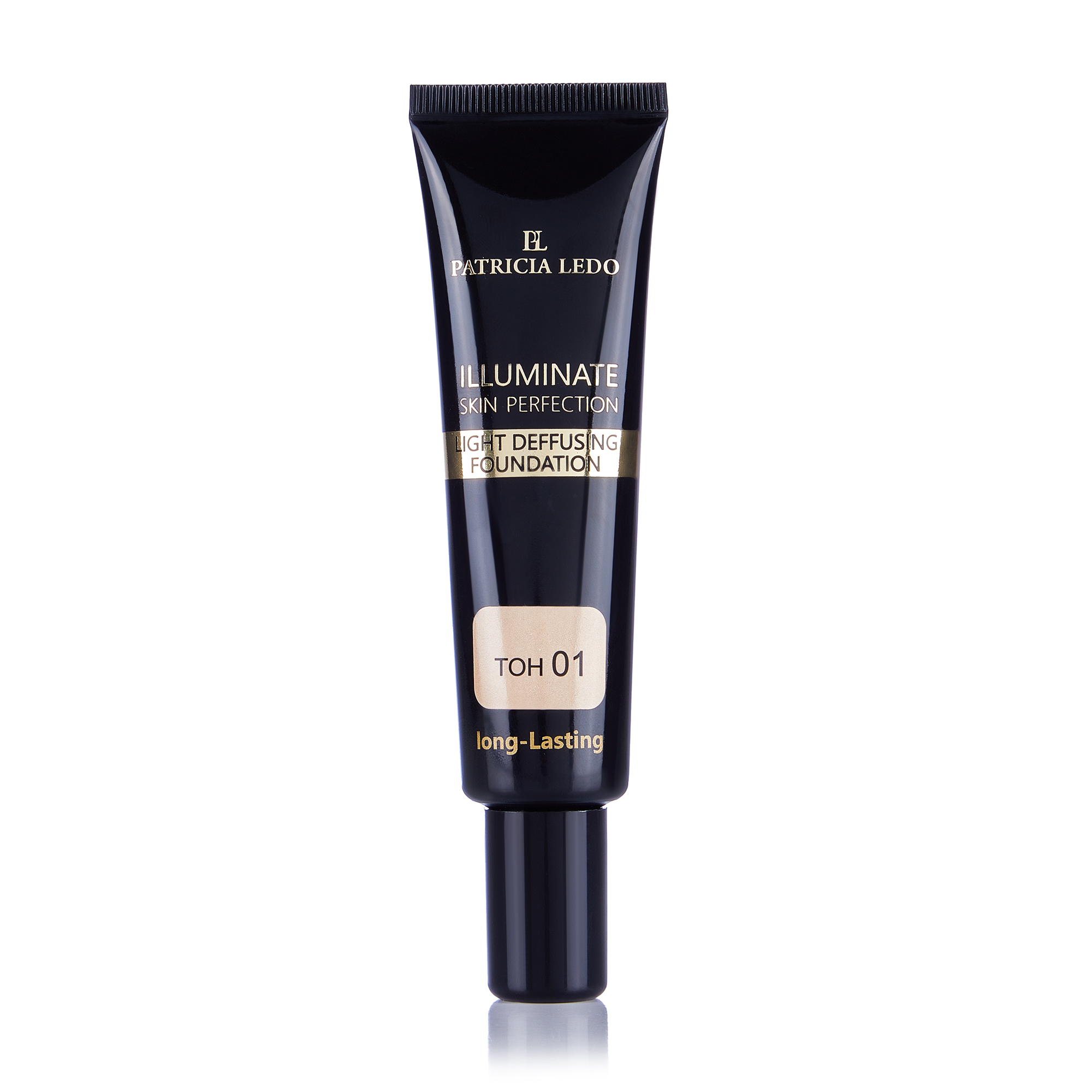 

Суперстійкий тональний крем для обличчя Patricia Ledo Light Deffusing Foundation тон 01, 30 мл
