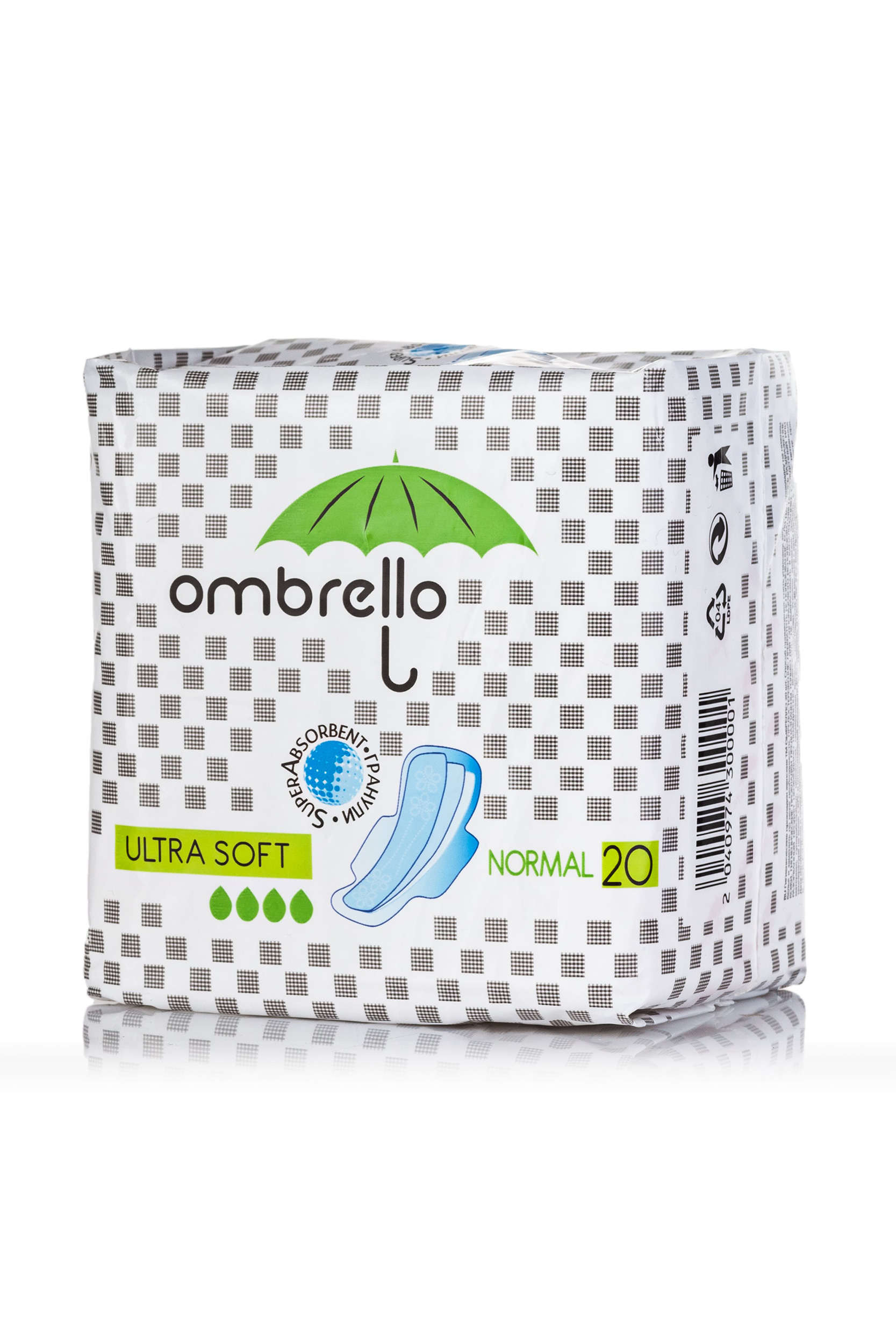 

Прокладки для критичних днів Ombrello ultra normal soft, 20шт