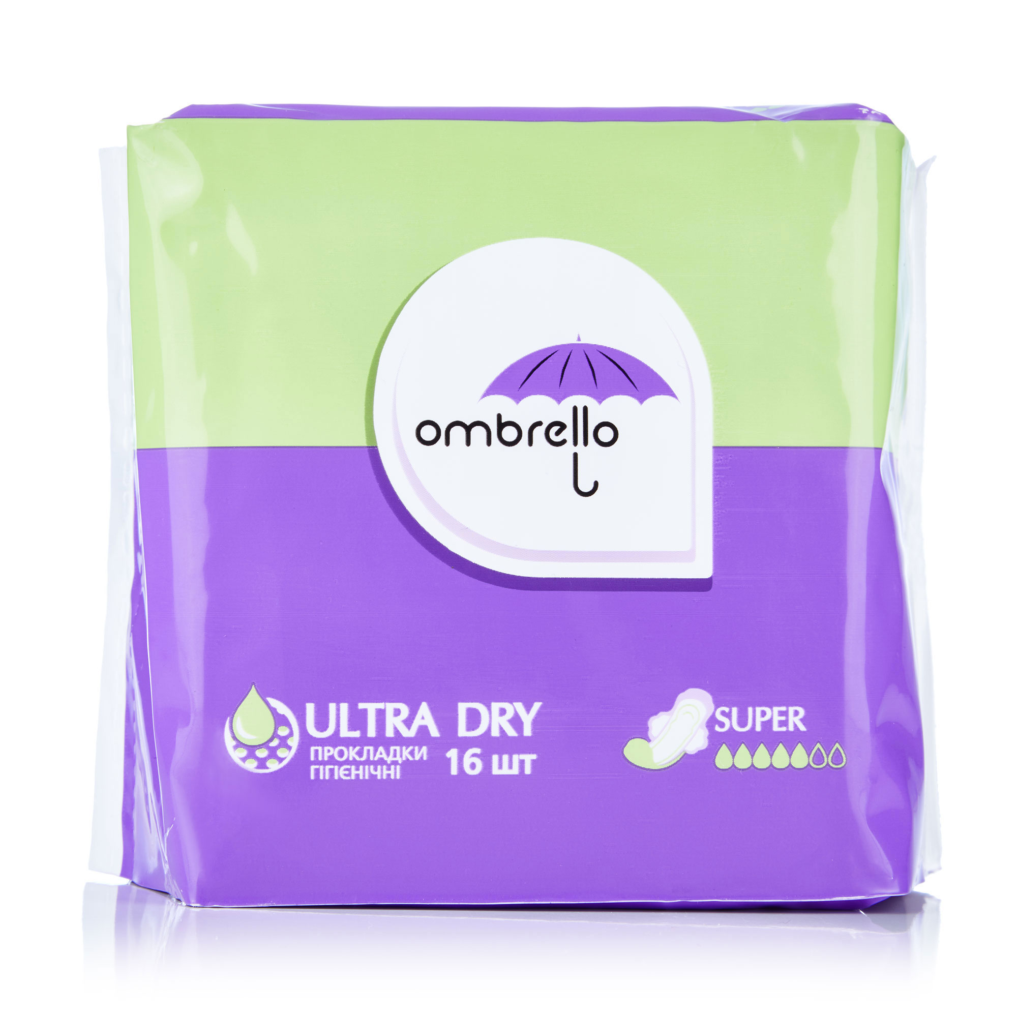 

Прокладки для критичних днів Ombrello Ultra Soft Super, 16 шт