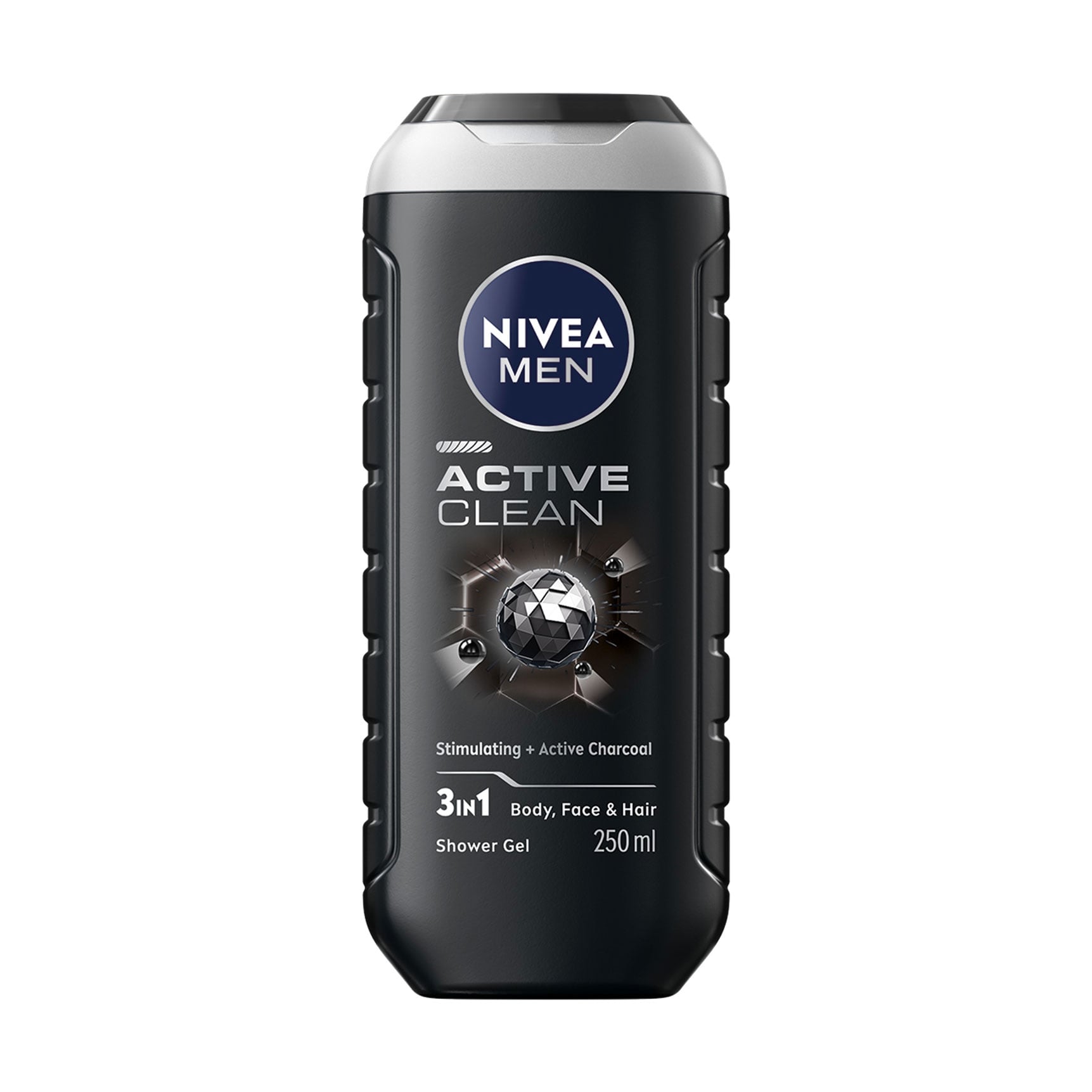 

Гель для душу NIVEA MEN Активне очищення, 3 в 1 для тіла, обличчя та волосся, 250 мл