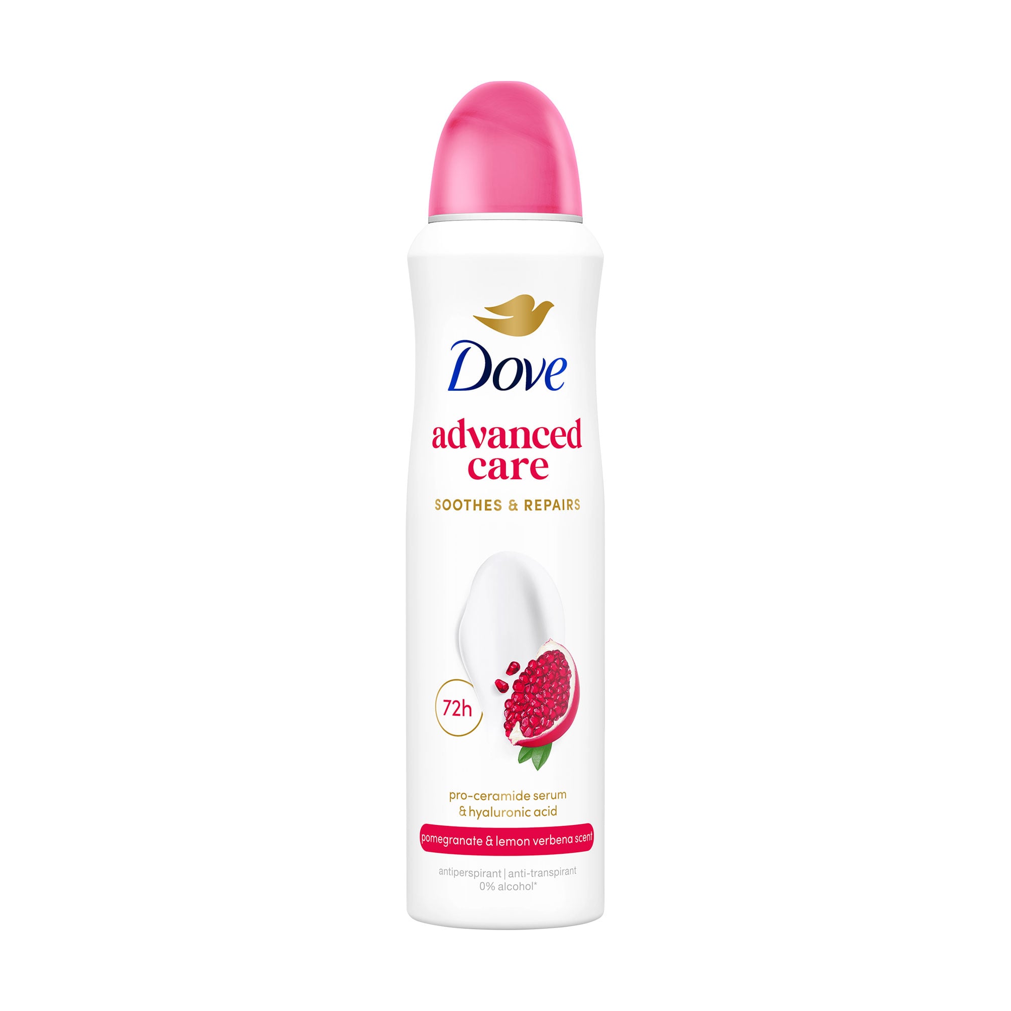 Антиперспірант-спрей Dove Advanced Care Go Fresh, Гранат і вербена, жіночий, 150 мл