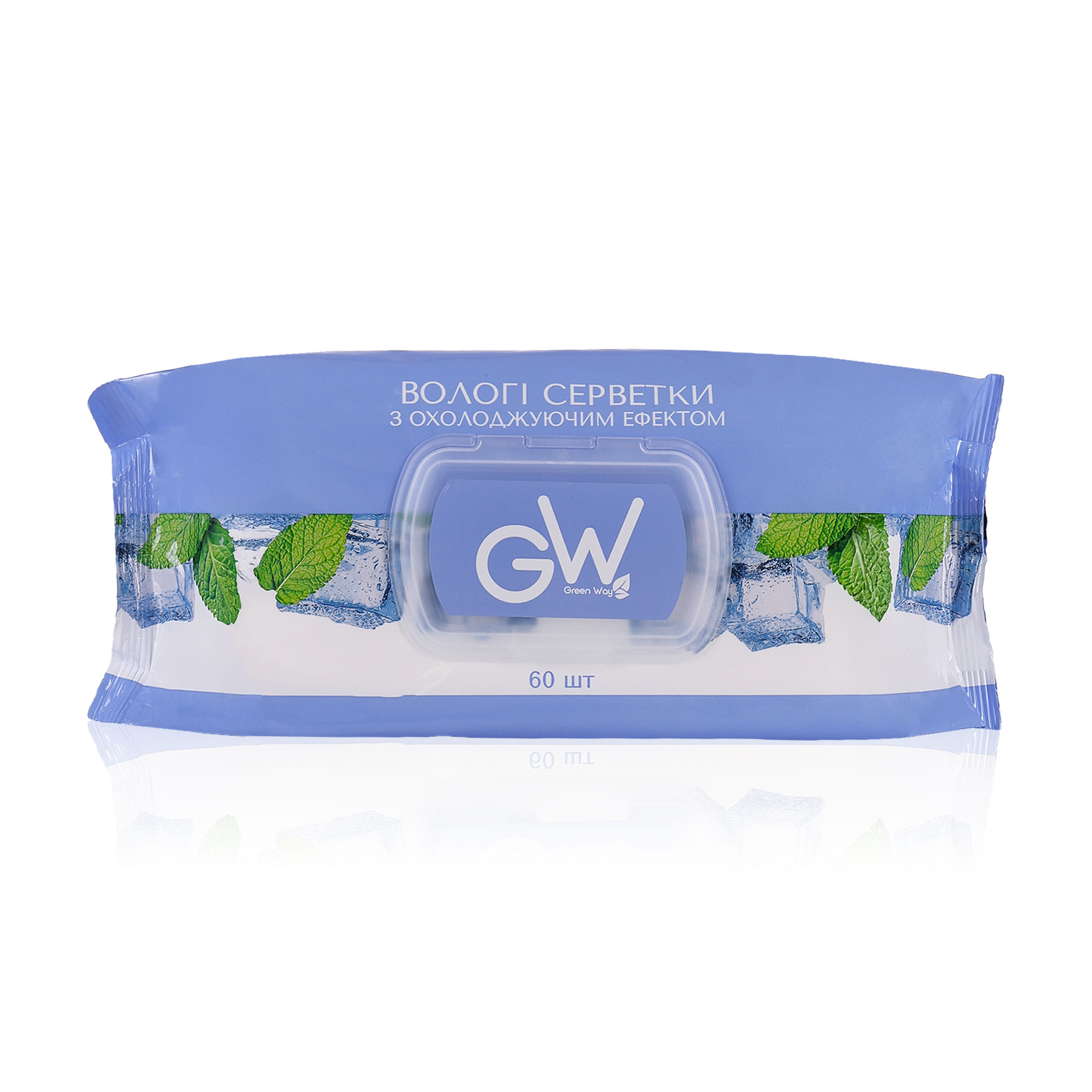 

Вологі серветки Green Way ФітоЛінія Дотик свіжості, 60 шт