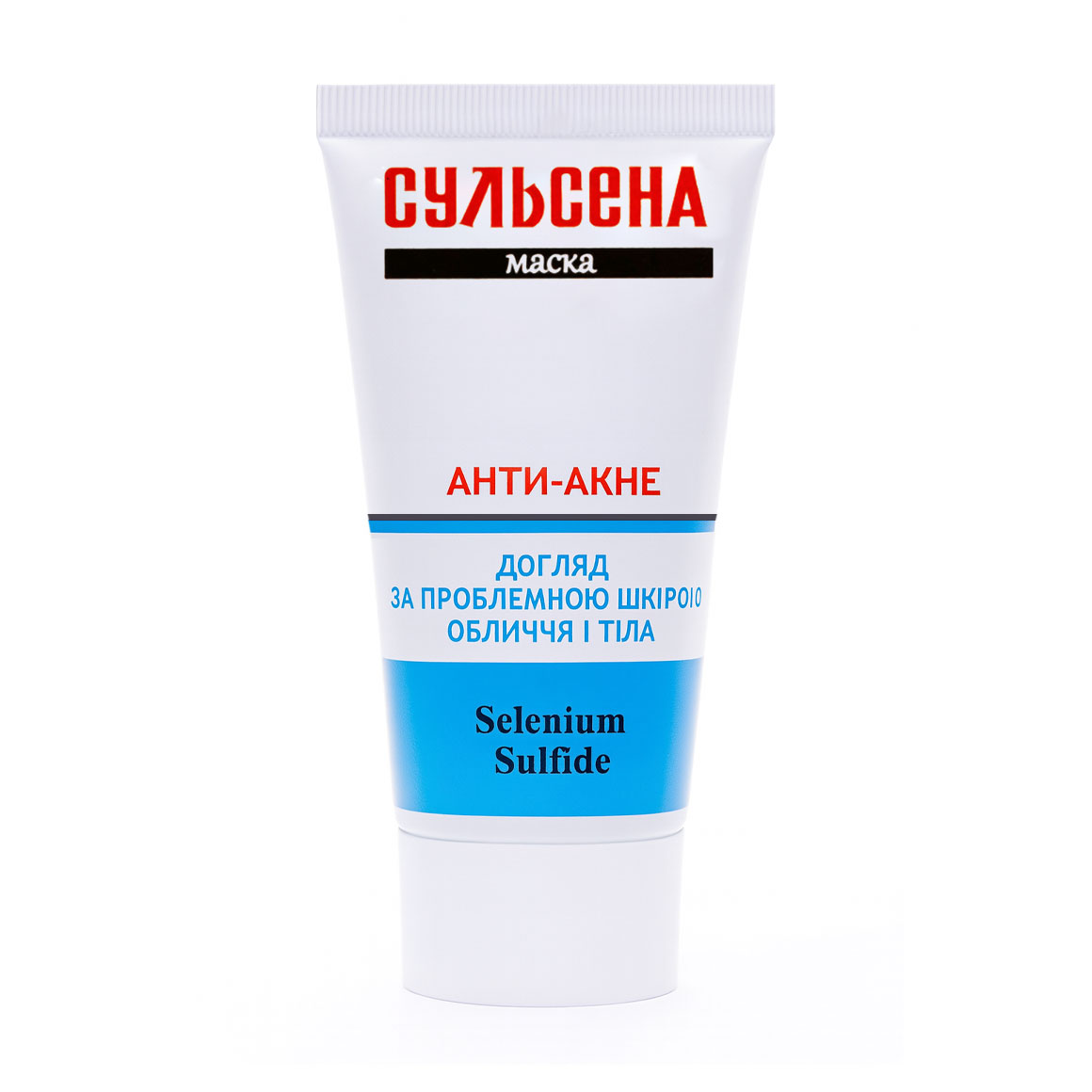 

Маска Сульсена анти-акне, догляд за проблемною шкірою обличчя і тіла, 50 мл