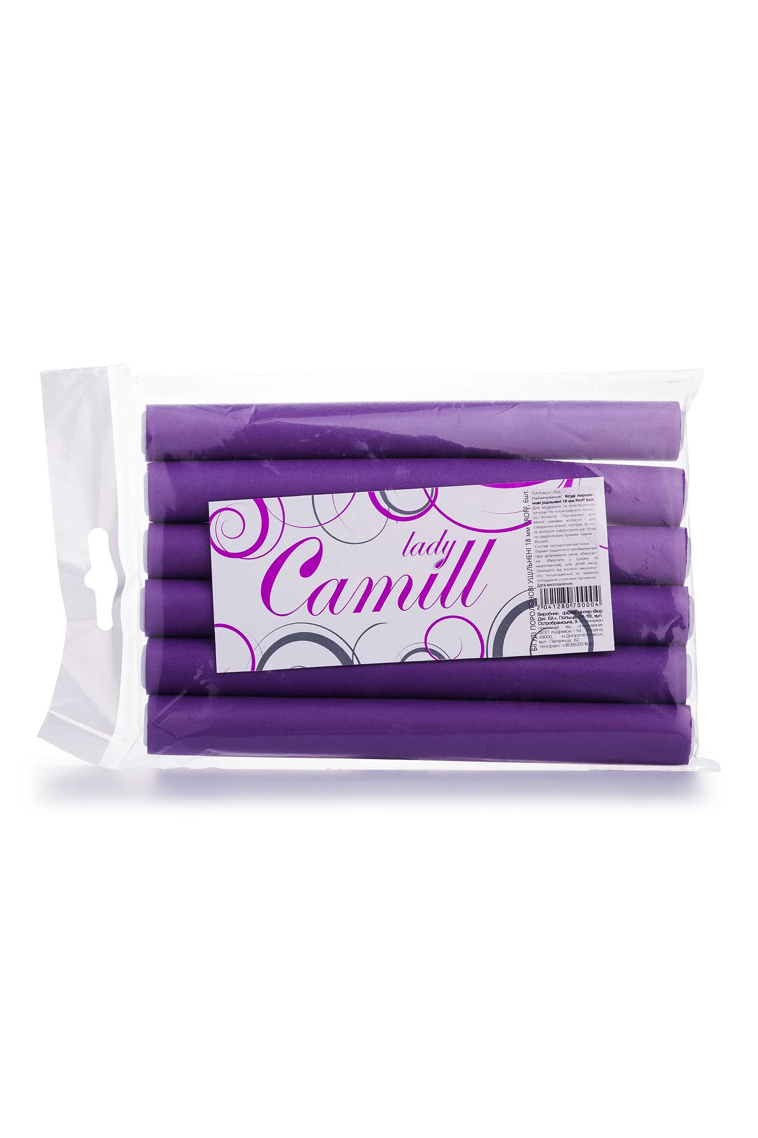 

Бiгудi Camill Lady поролонові ущільнені D18 Proff
