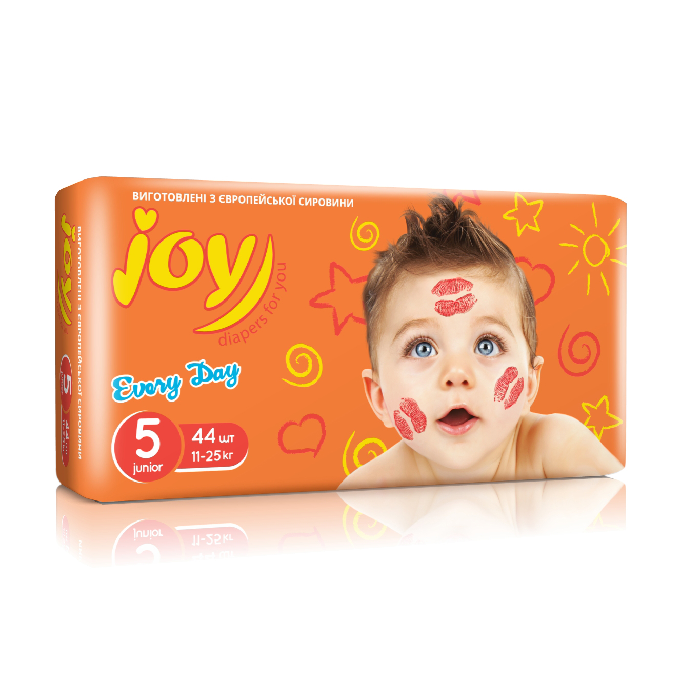 

Уцінка! Підгузки Joy Every Day розмір 5 (11-25 кг), 44 шт