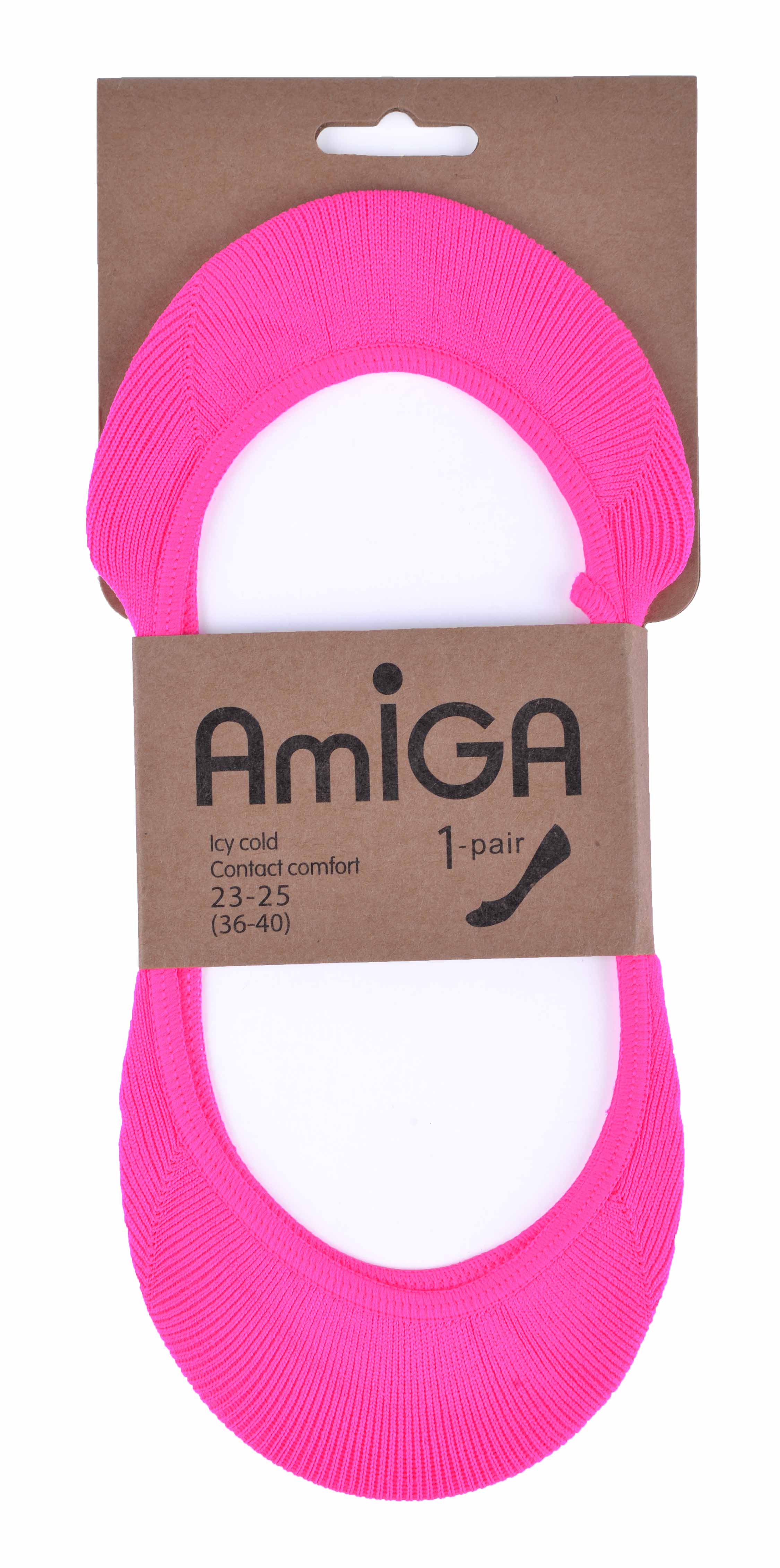 

Аміга шкарпетки жіночі слід (2018) р.23-25 рожевий неон