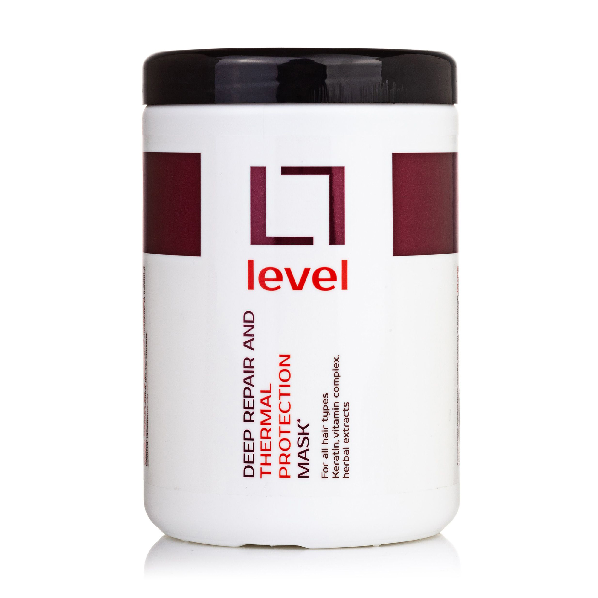 

Маска для волосся Level Deep Repair And Thermal Protection Глибоке відновлення та термозахист, 1000 мл