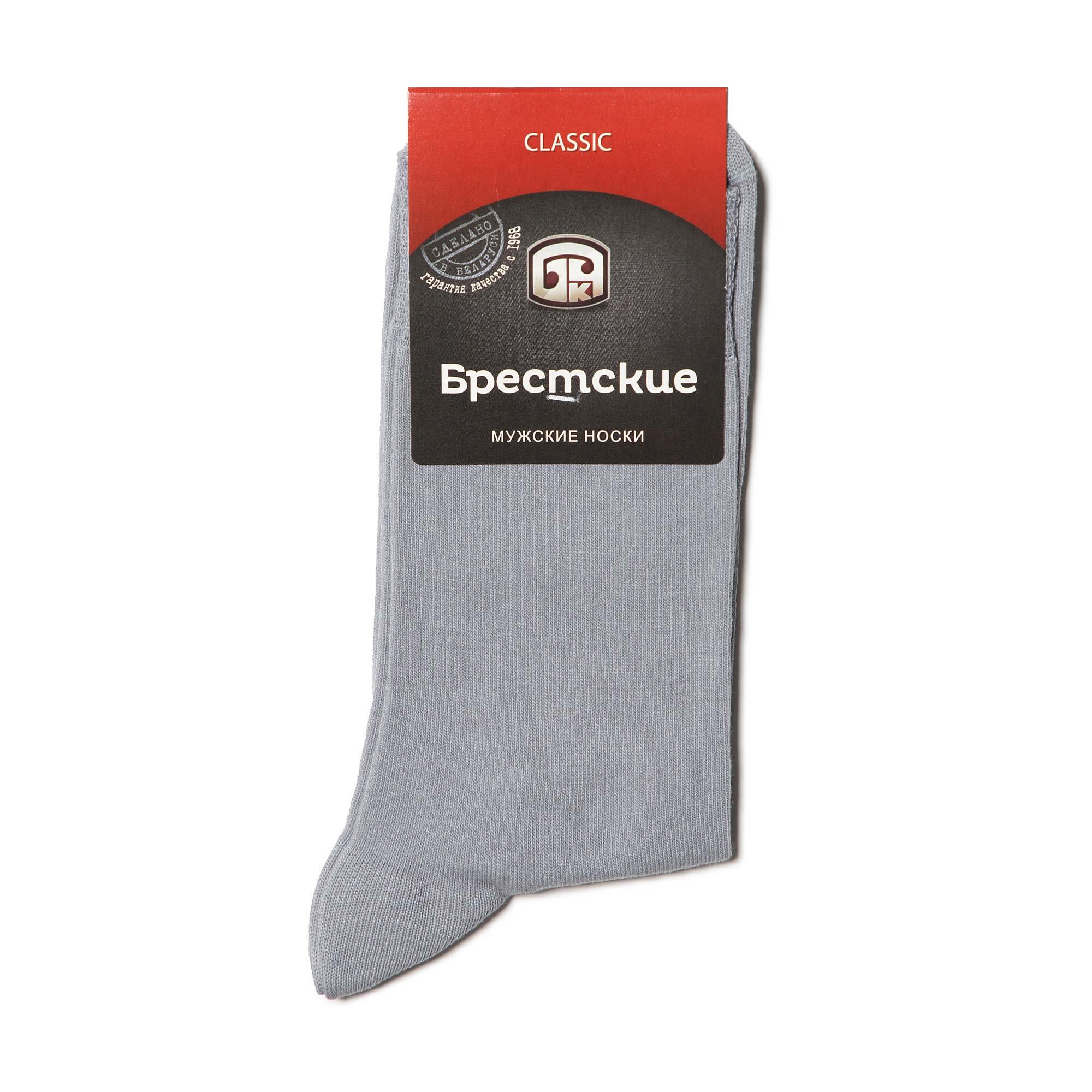 

Шкарпетки чоловічі Брестские Classic 2122 000 класичні, сірі, розмір 25