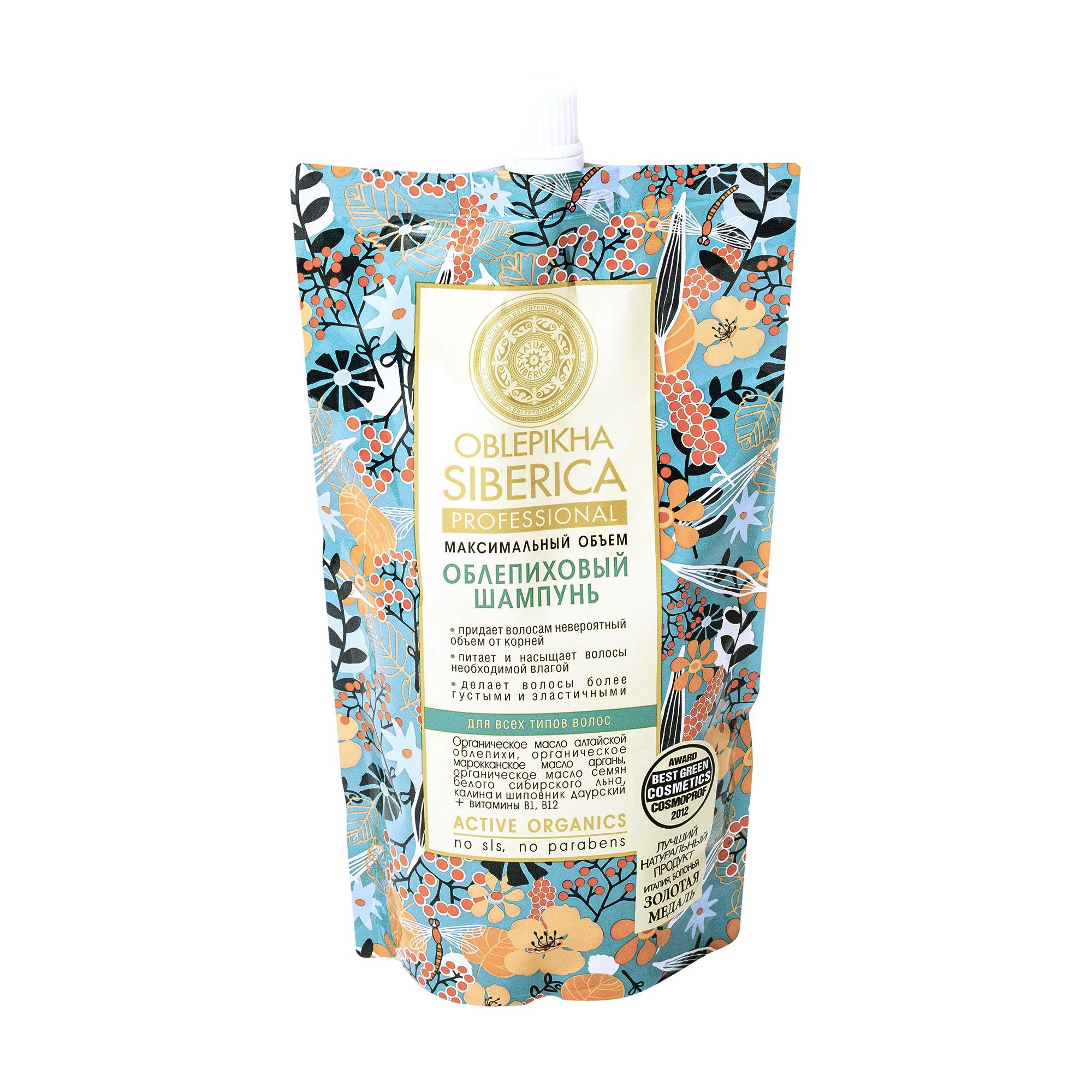 

Шампунь для всіх типів волосся Natura Siberica Обліпиховий, 500 мл (дой-пак)