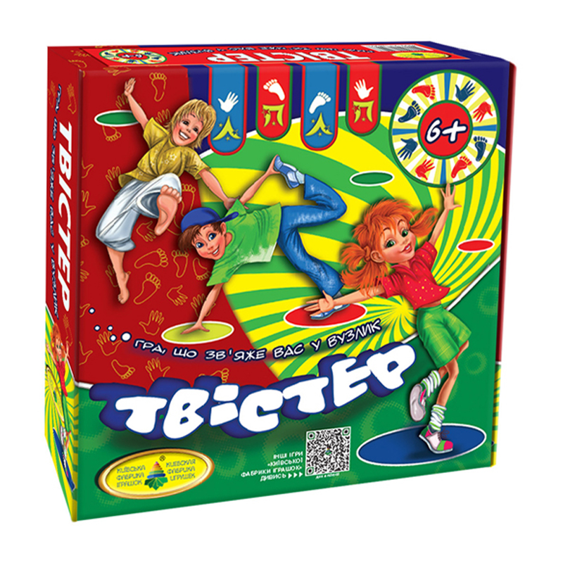 

Розважальна гра Київська Фабрика Іграшок Твістер, від 6 років (5297)
