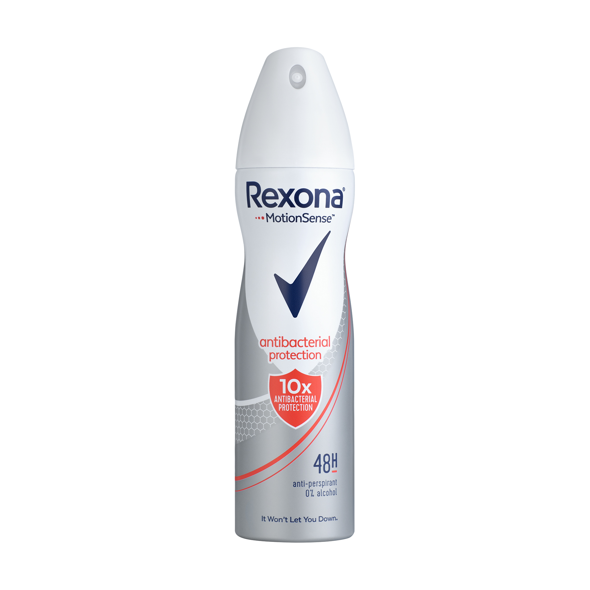 

Антиперспірант-спрей Rexona Motion Sense Antibacterial Protection Anti-Perspirant 48H Антибактеріальний ефект, жіночий, 150 мл