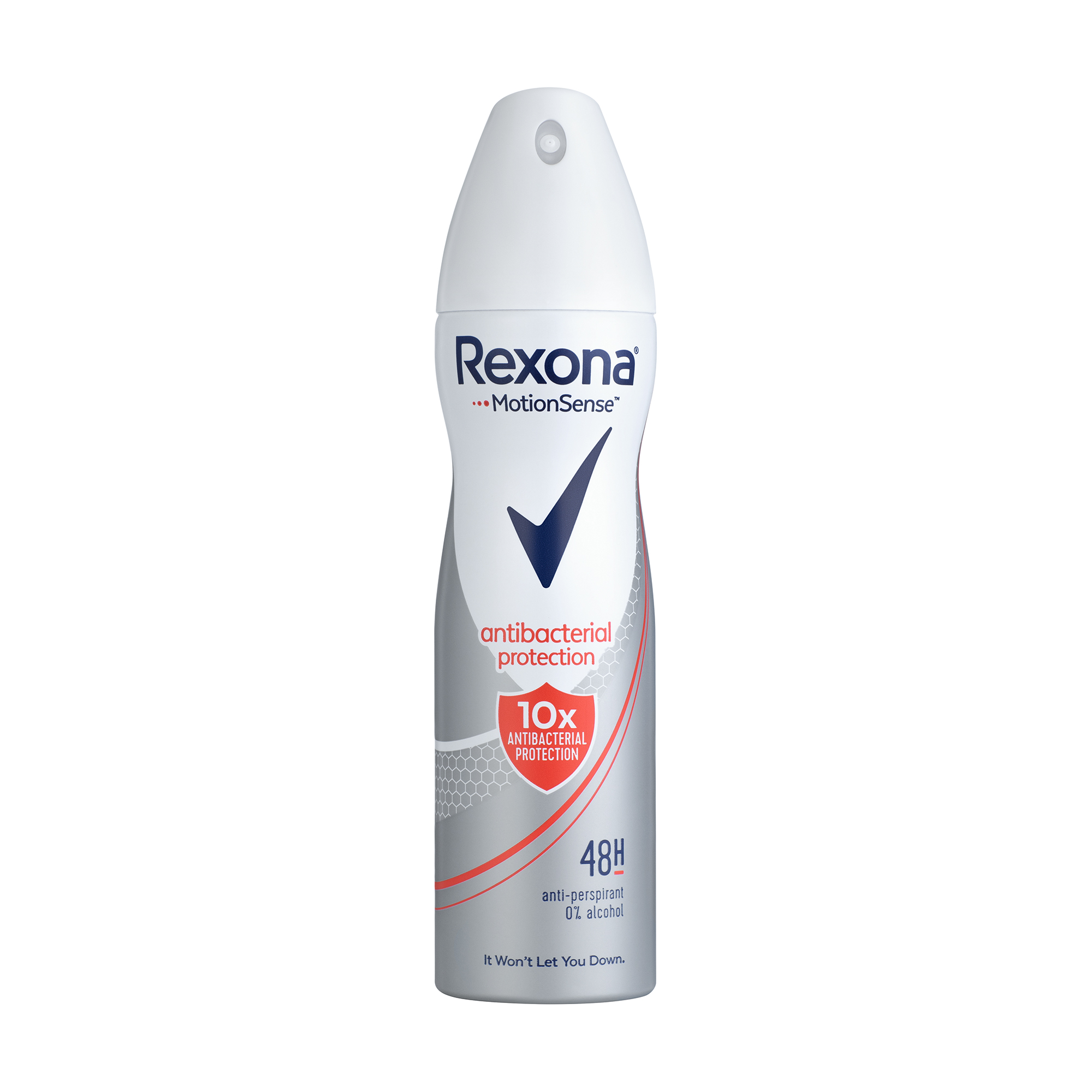 Акция на Антиперспірант-спрей Rexona Motion Sense Antibacterial Protection Anti-Perspirant 48H Антибактеріальний ефект, жіночий, 150 мл от Eva